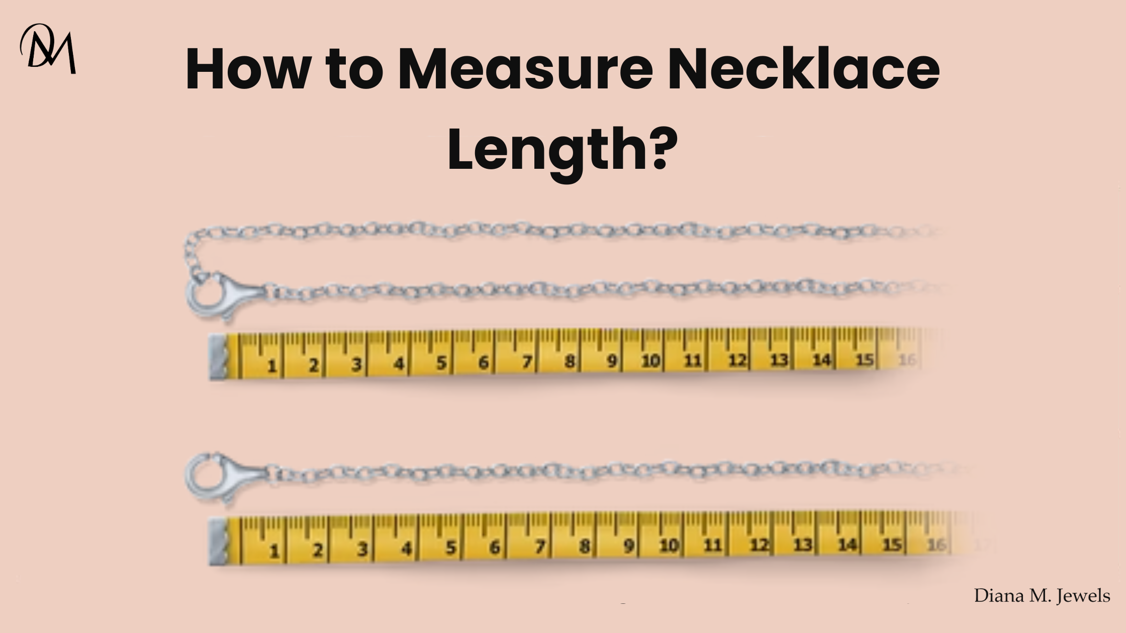 How to Measure Necklace Length