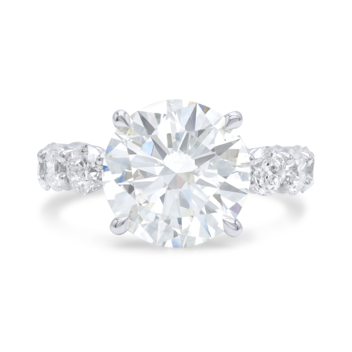 11.23ct Round Diamond Engagement Ring
