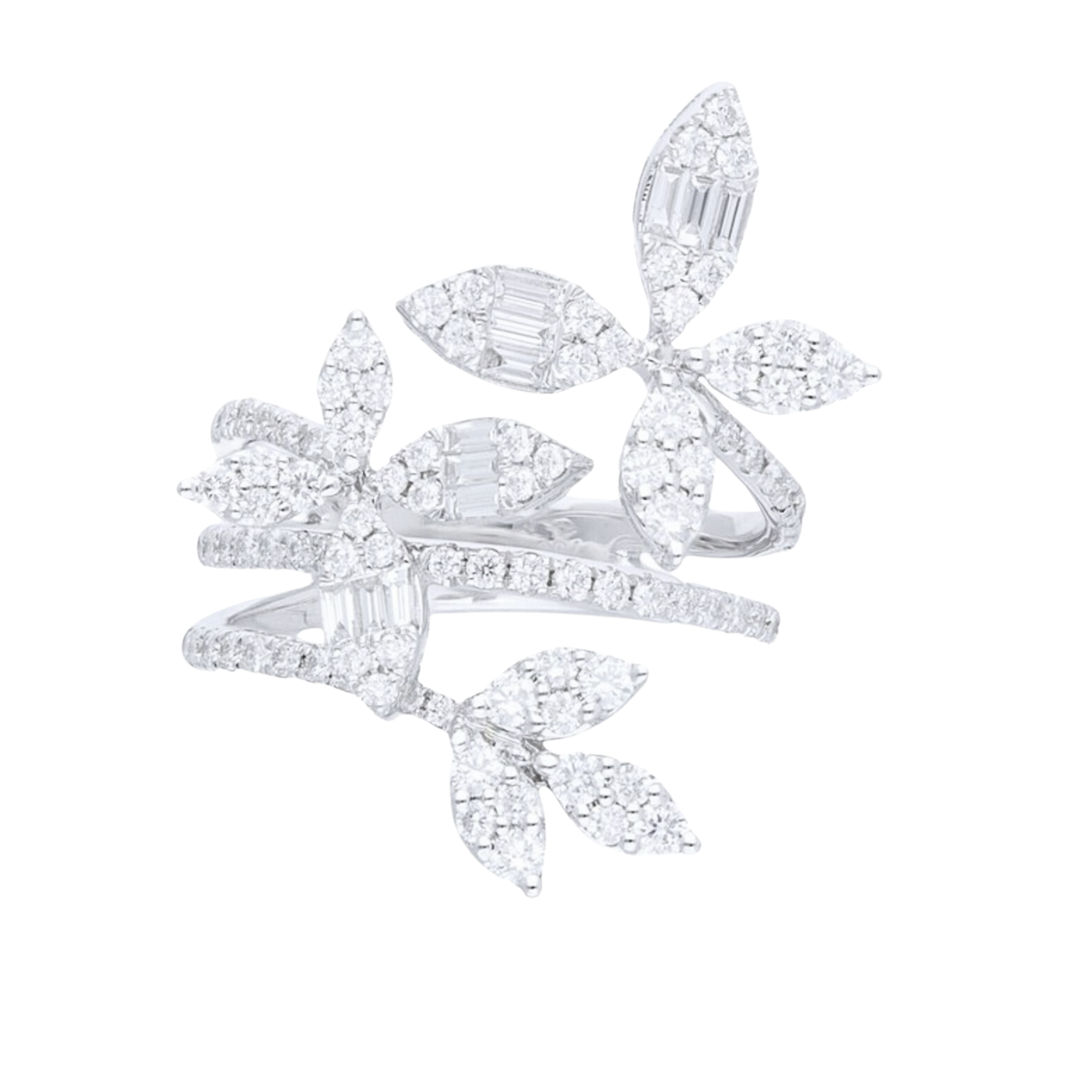 flower engagement ring