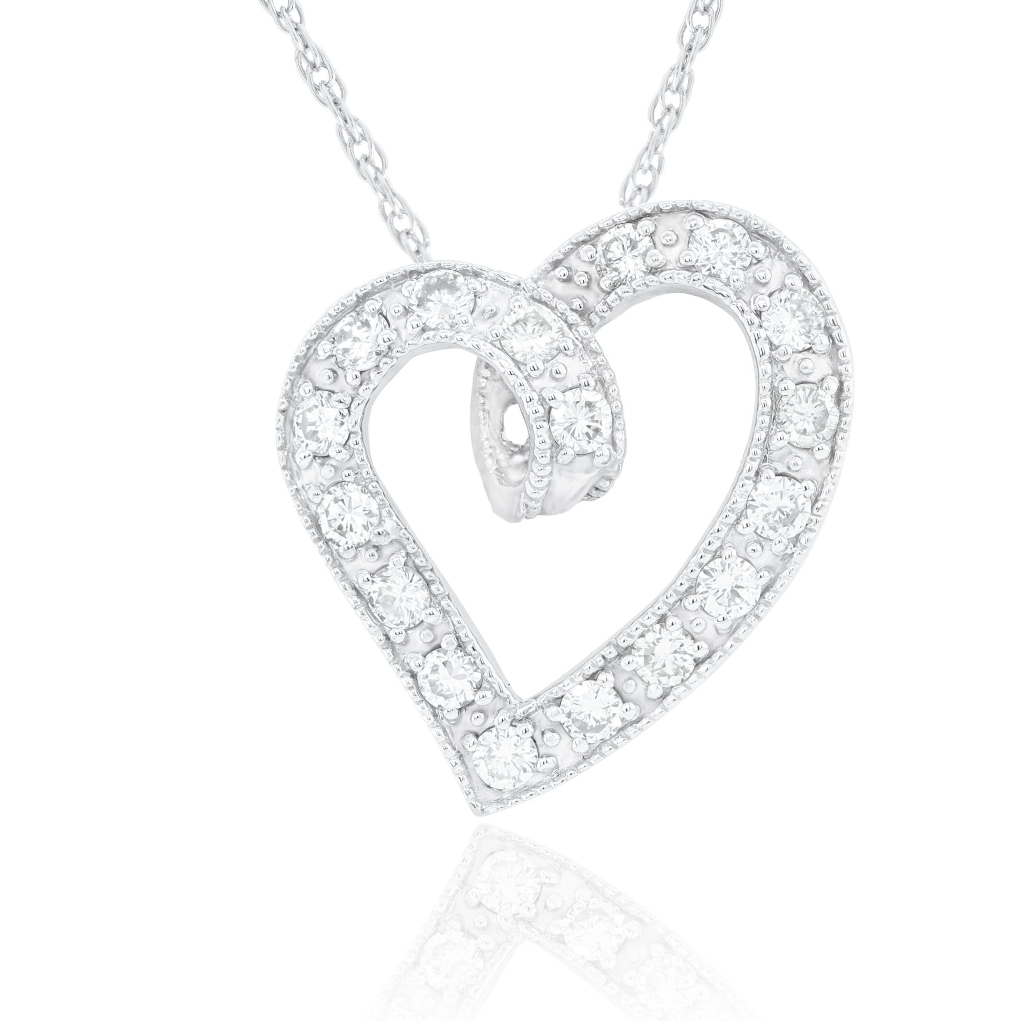 14kt Wight Gold Heart Shape Diamond Pendant 1.15cts.jpg