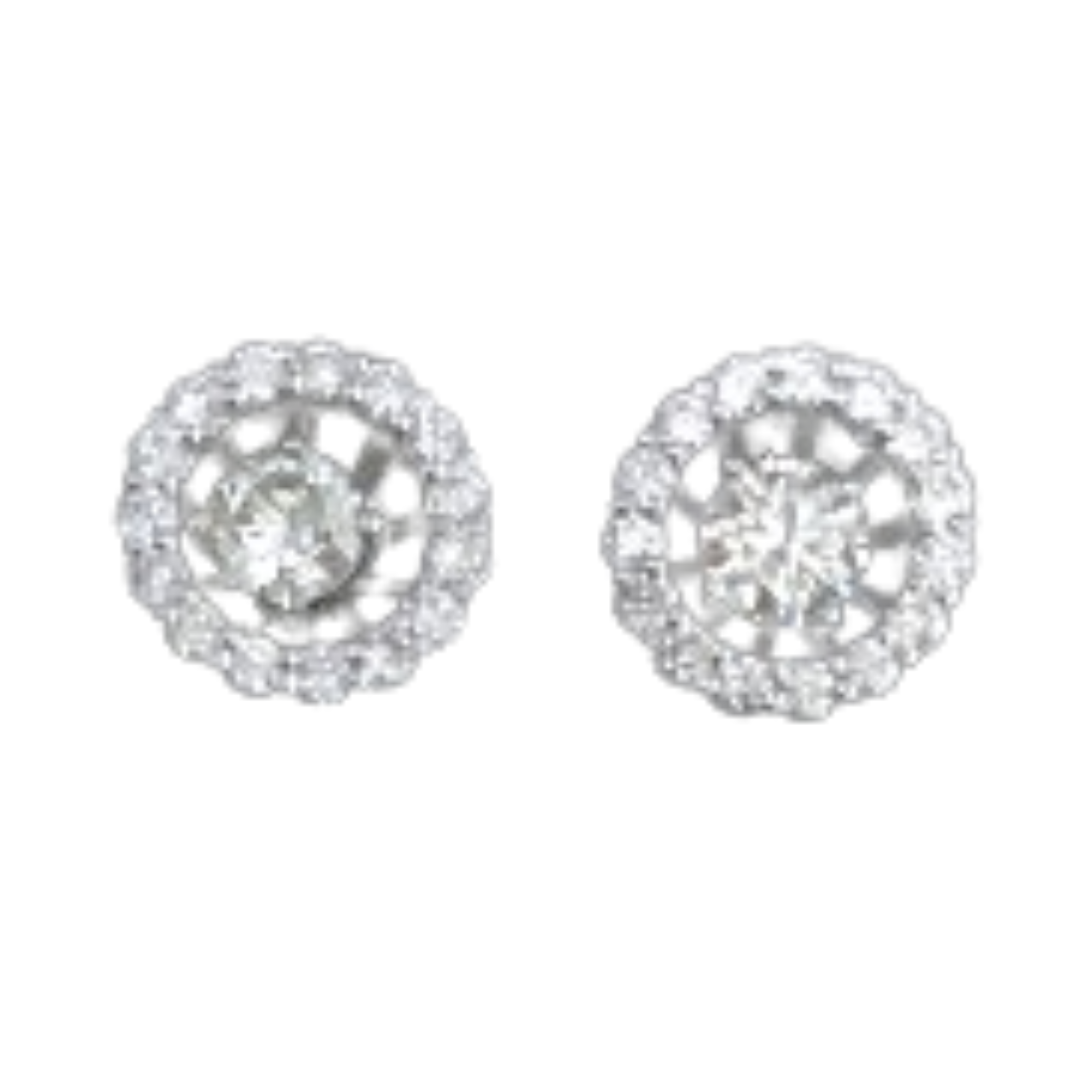 14 kt white gold diamond stud jackets containing 0.35 cts tw of diamonds (30 stones).jpg