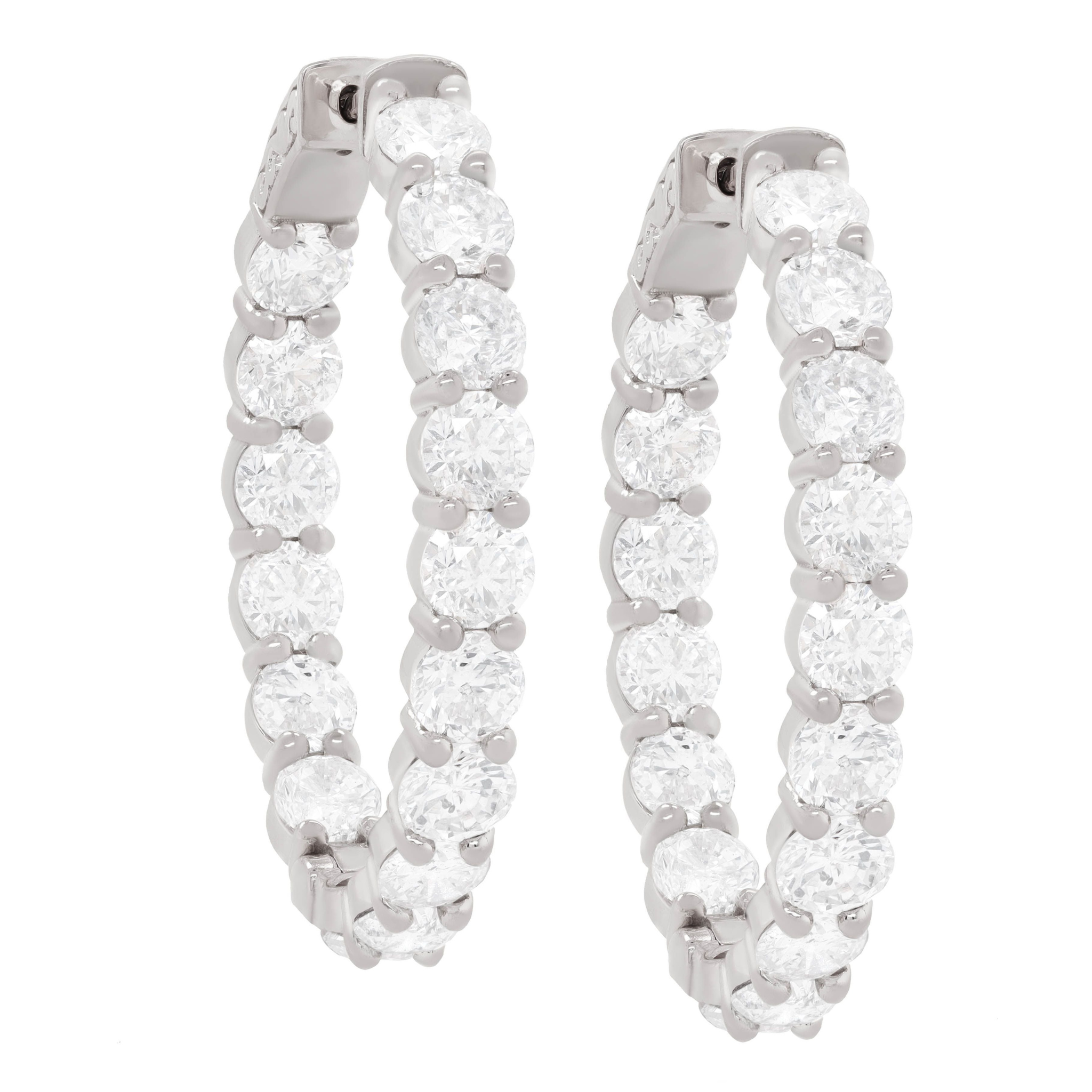 24k gold hoop earrings