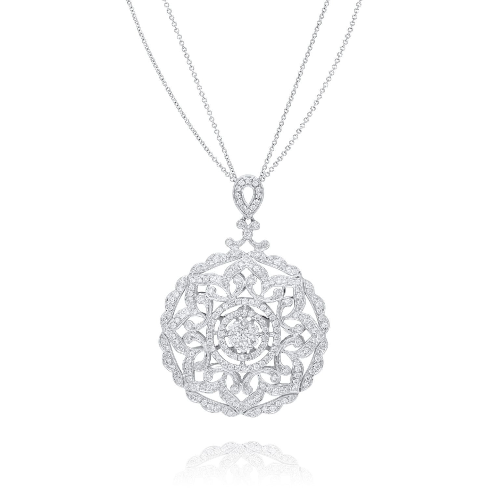 diamond pendant necklace 1 carat