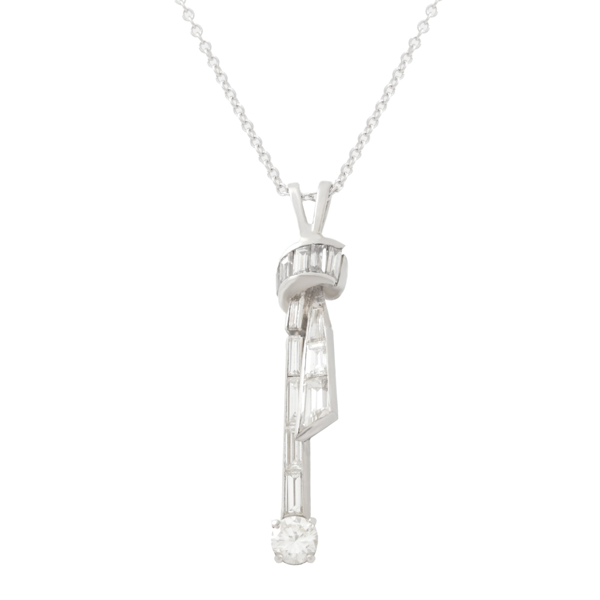diamond pendant necklace gold