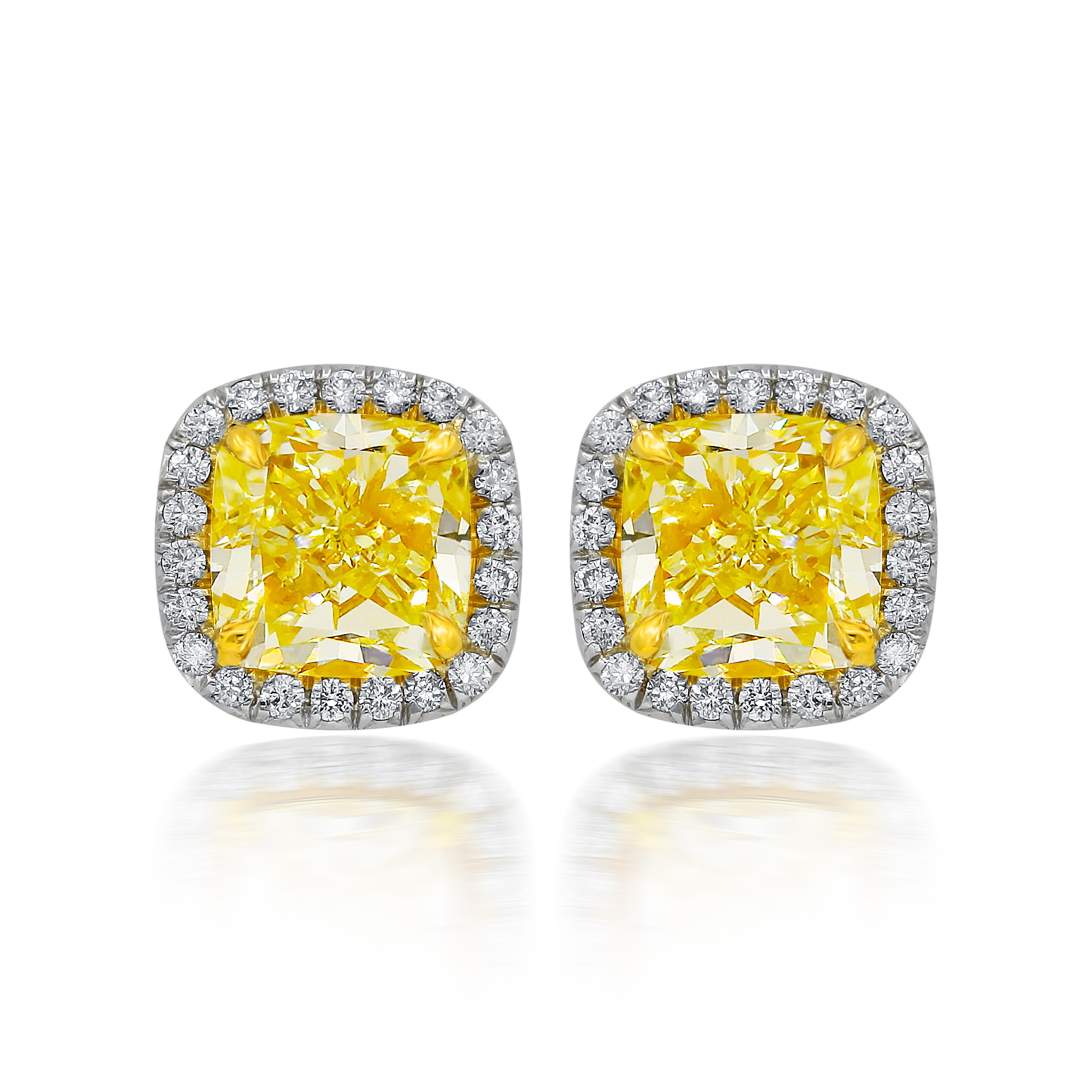 yellow diamond earrings tiffany