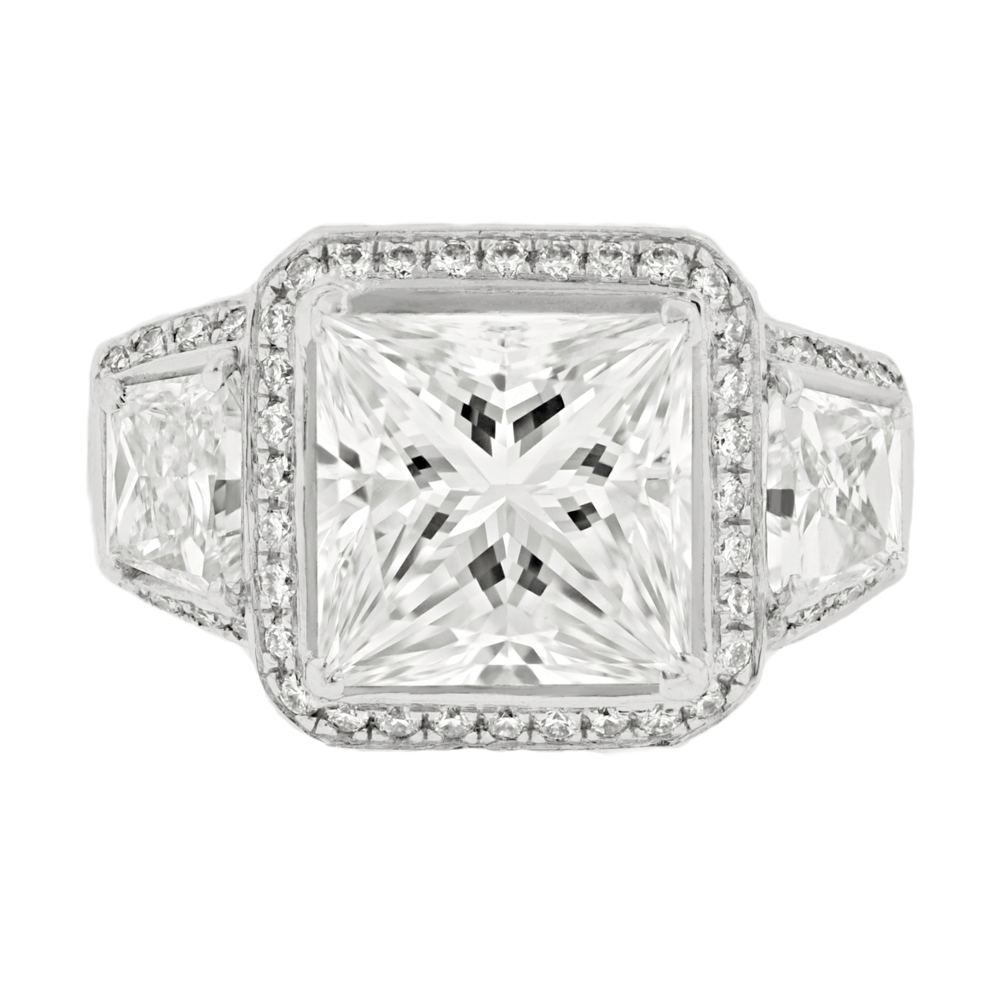 emerald cut diamond ring