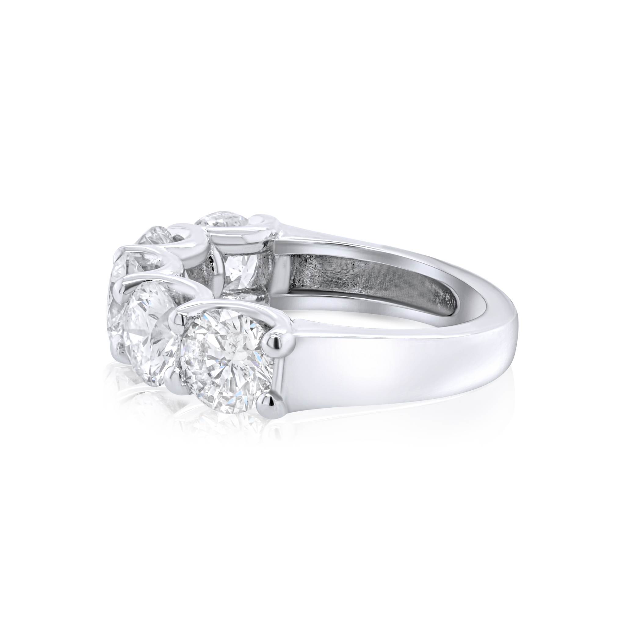 diamond band engagement ring