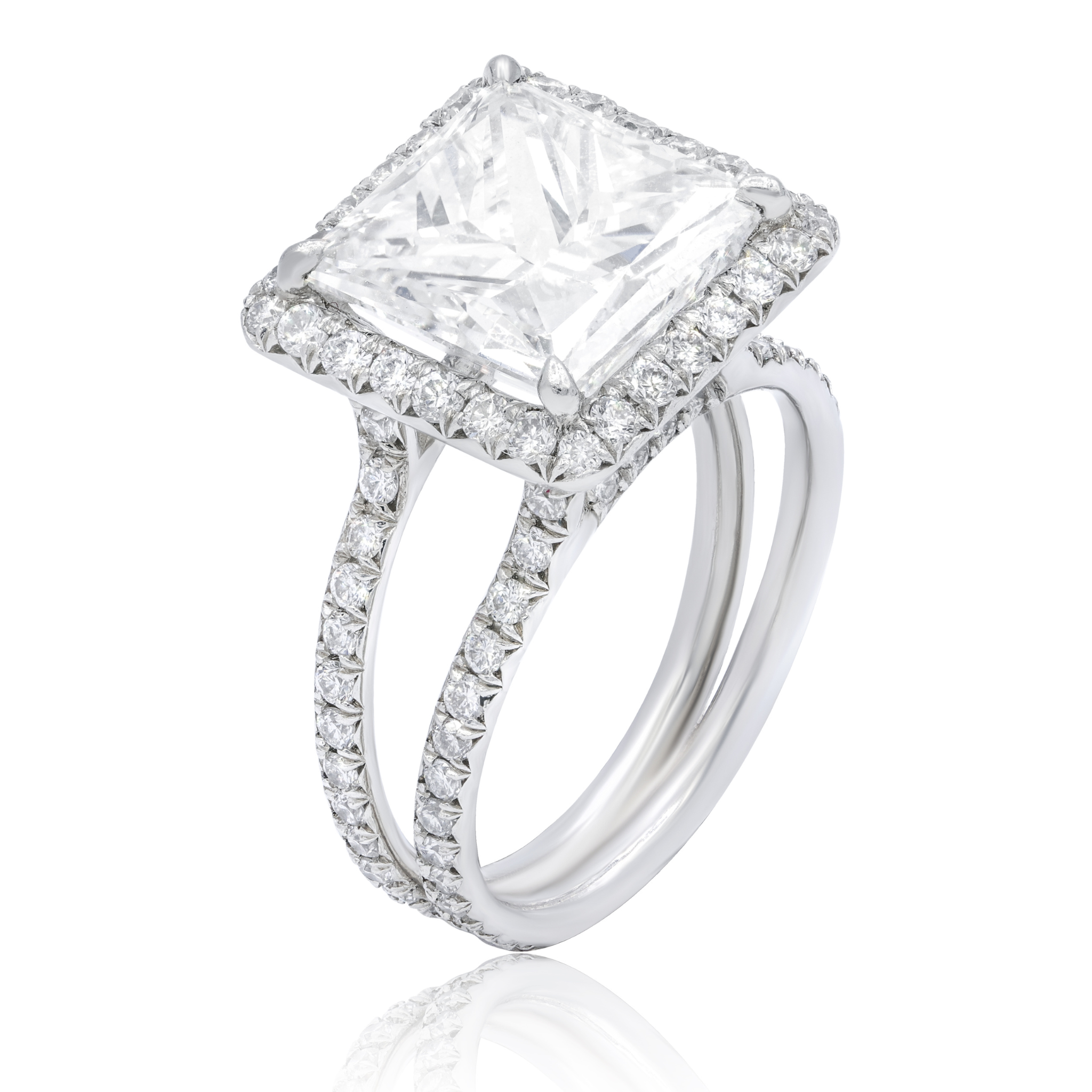 princess cut diamond ring gold