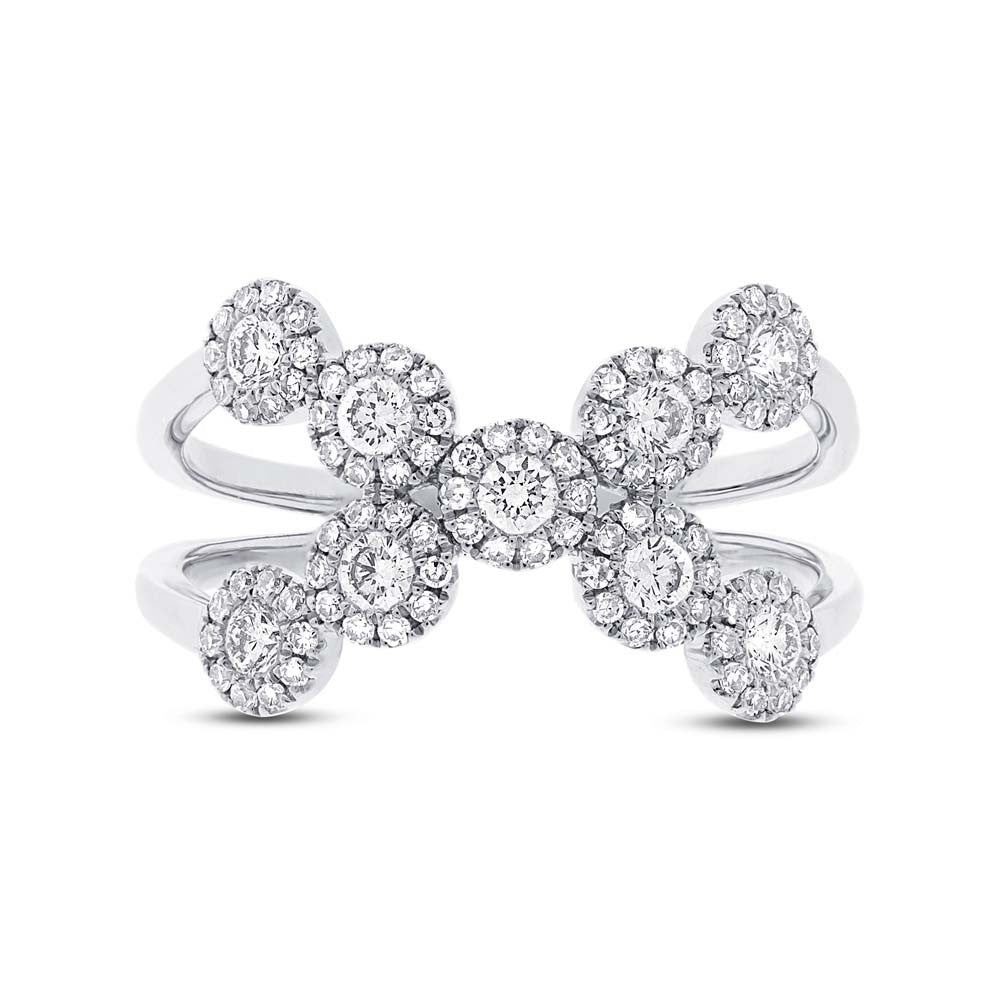 round halo engagement rings