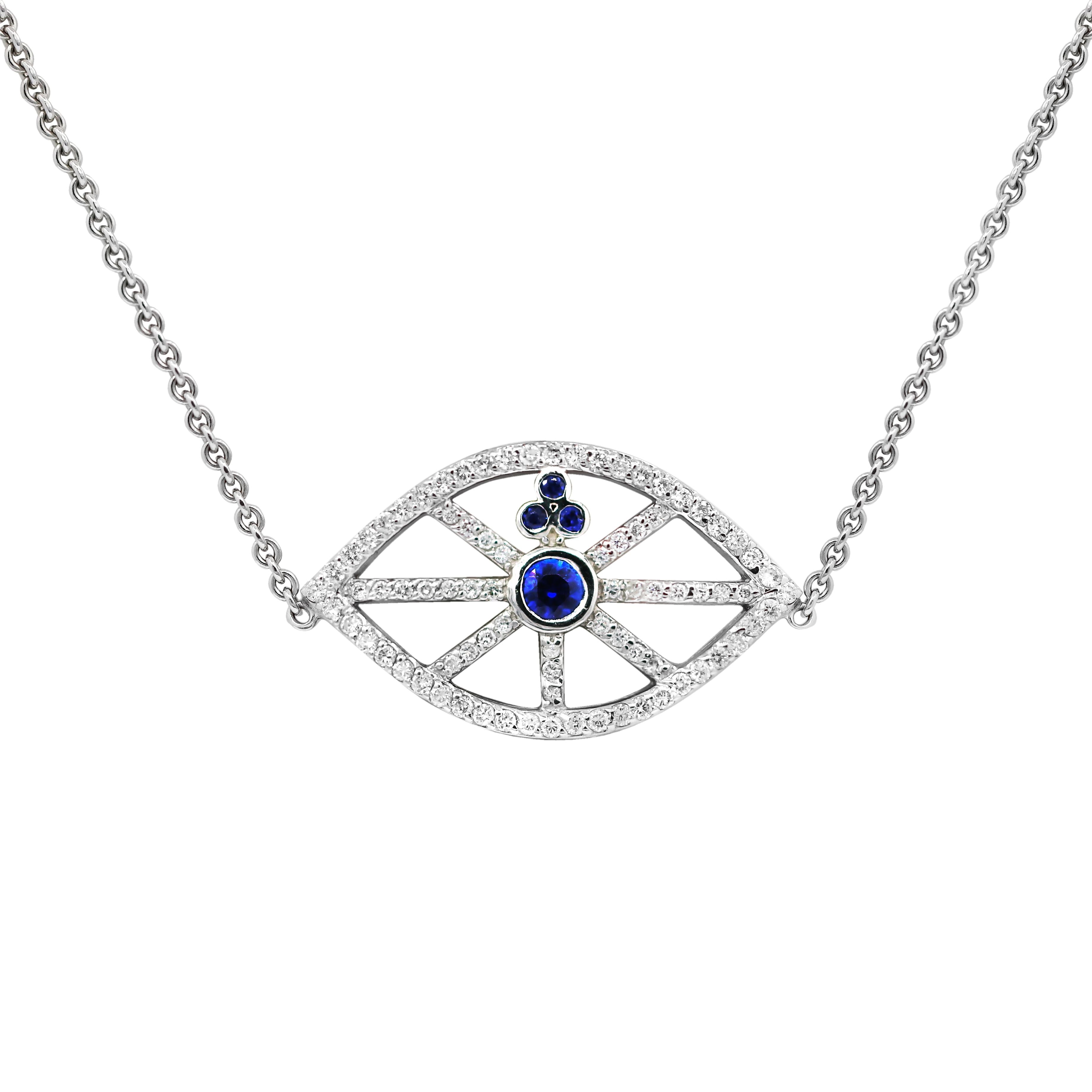 evil eye pendant gold