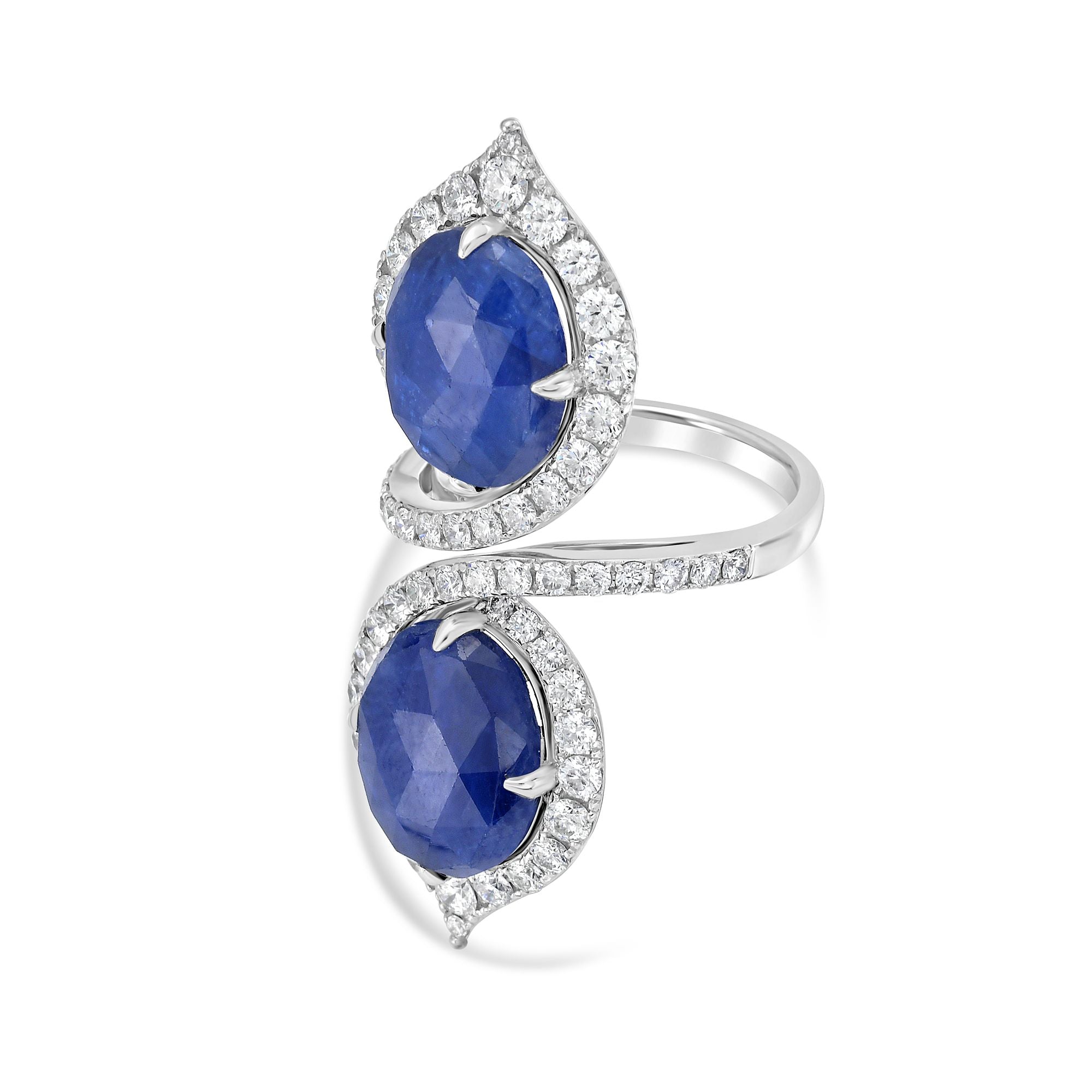 Rose Cut Sapphire Ring