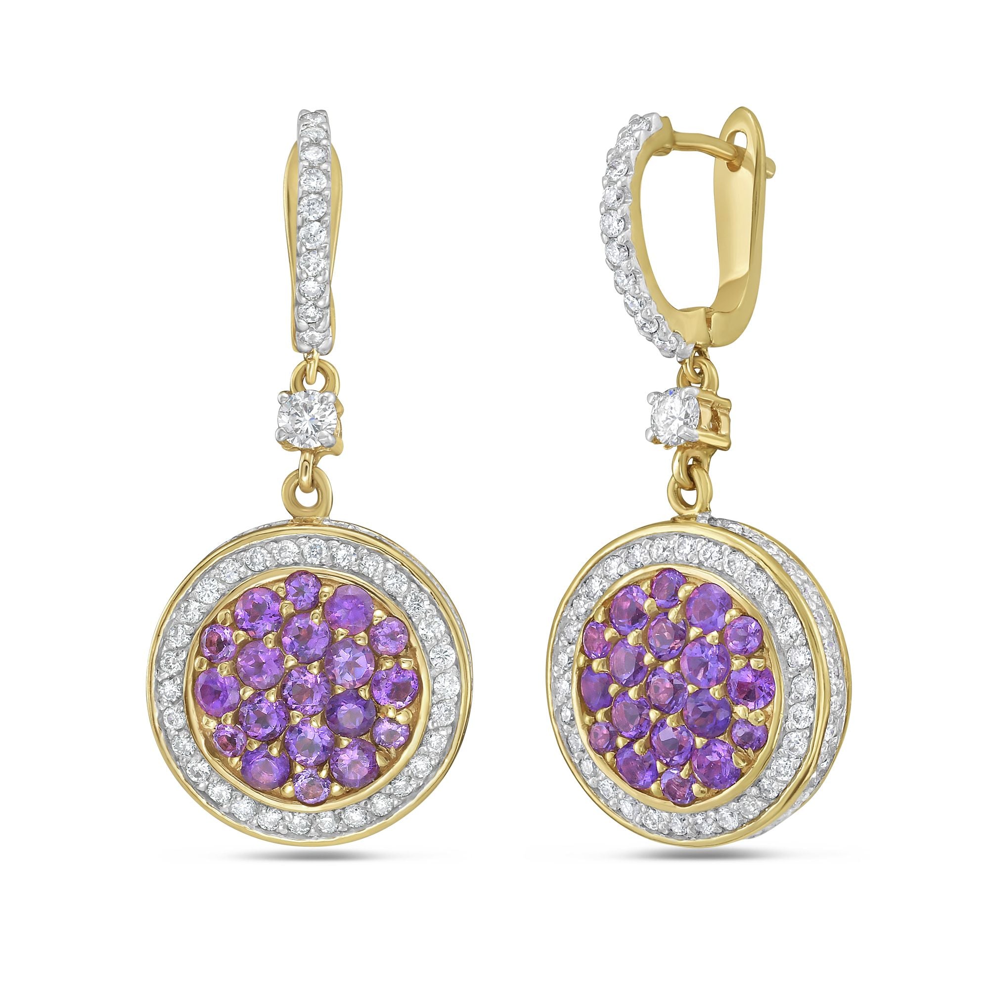 Amethyst Drop Earrings