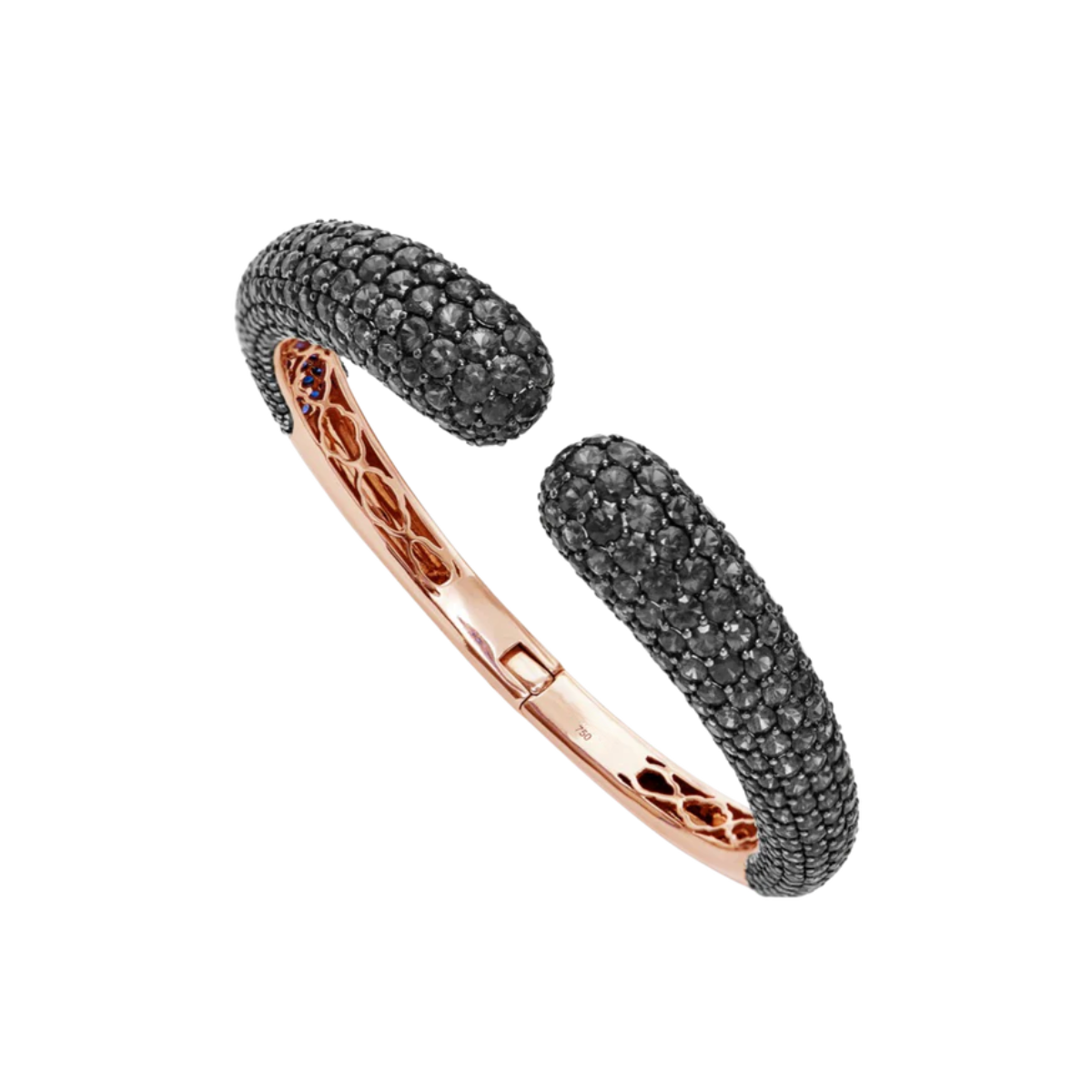 Black Diamond Dome Bangle