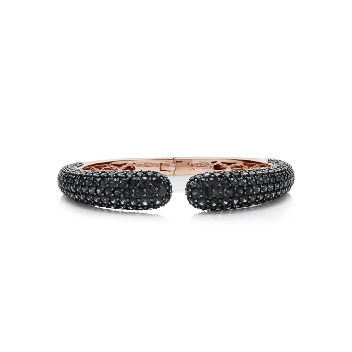 Black Diamond Dome Bangle