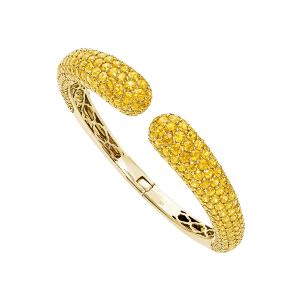 Yellow Sapphire Dome Bangle