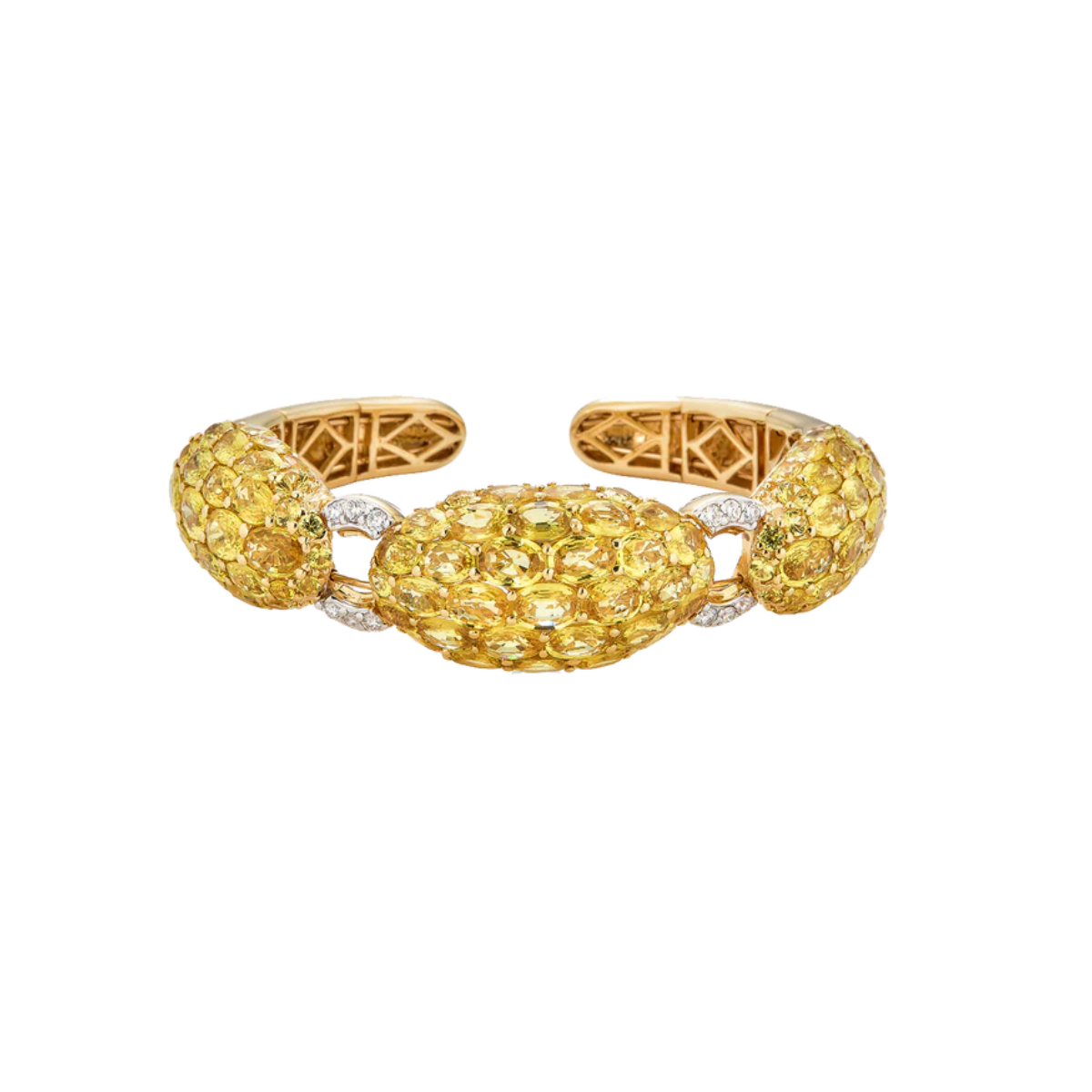 Yellow Sapphire Dome Bangle