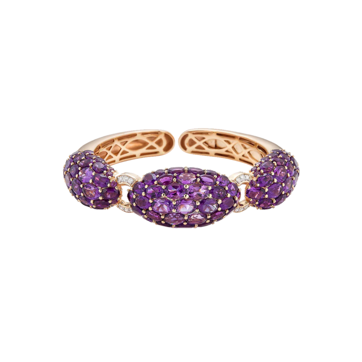 Amethyst Dome Bangle