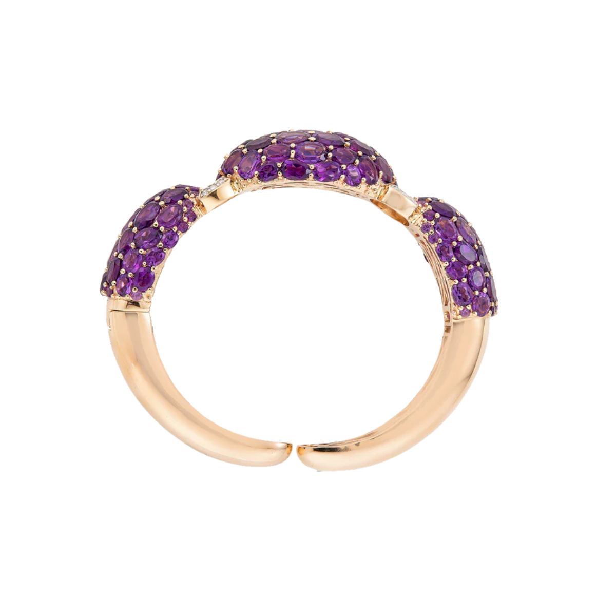 Amethyst Dome Bangle