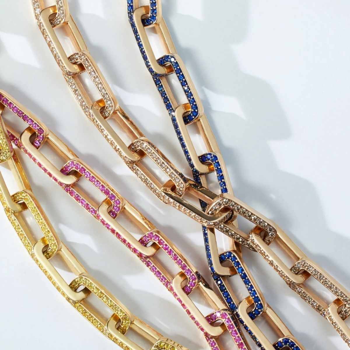 Champagne Diamonds Link Bracelet