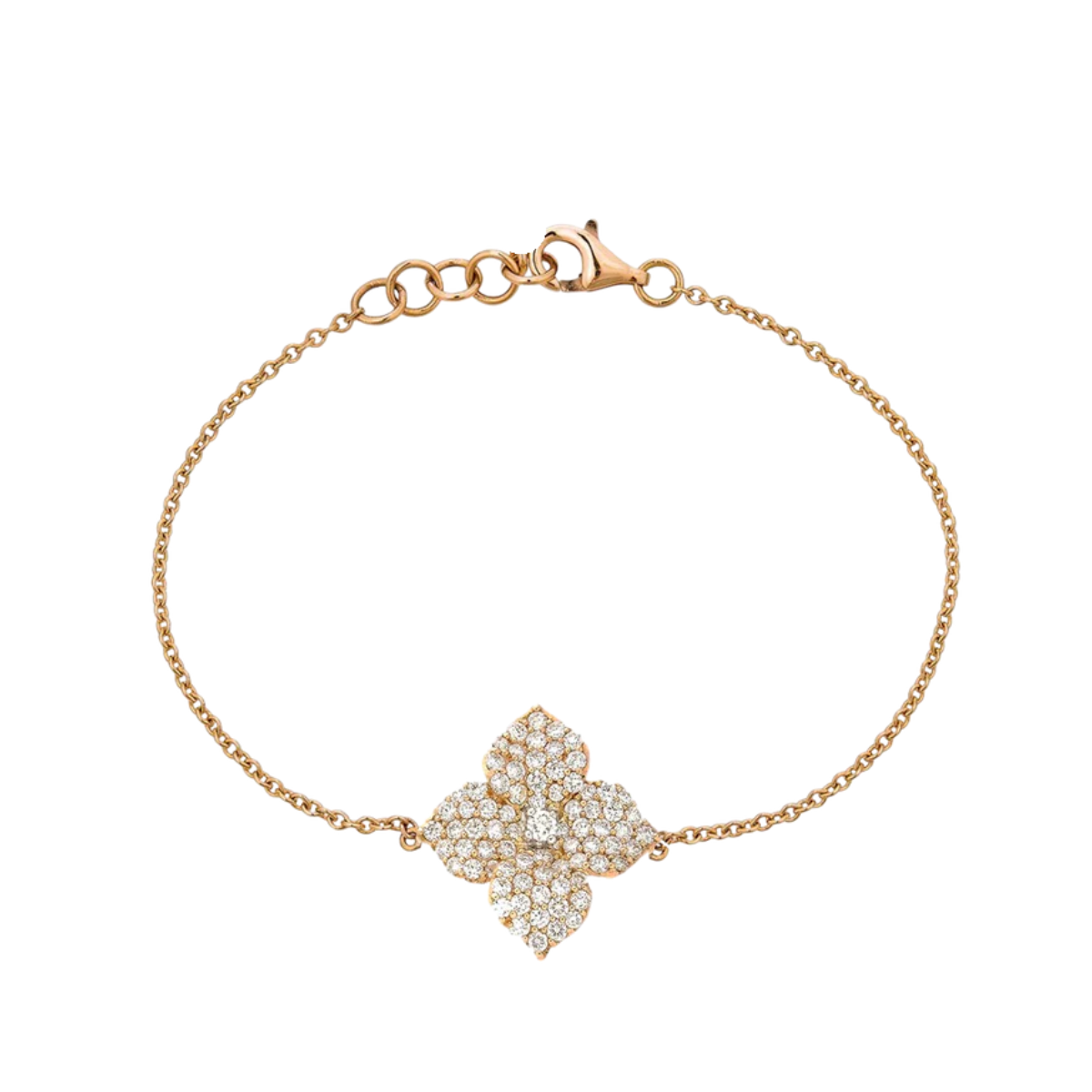 Small Diamond Fleur Bracelet