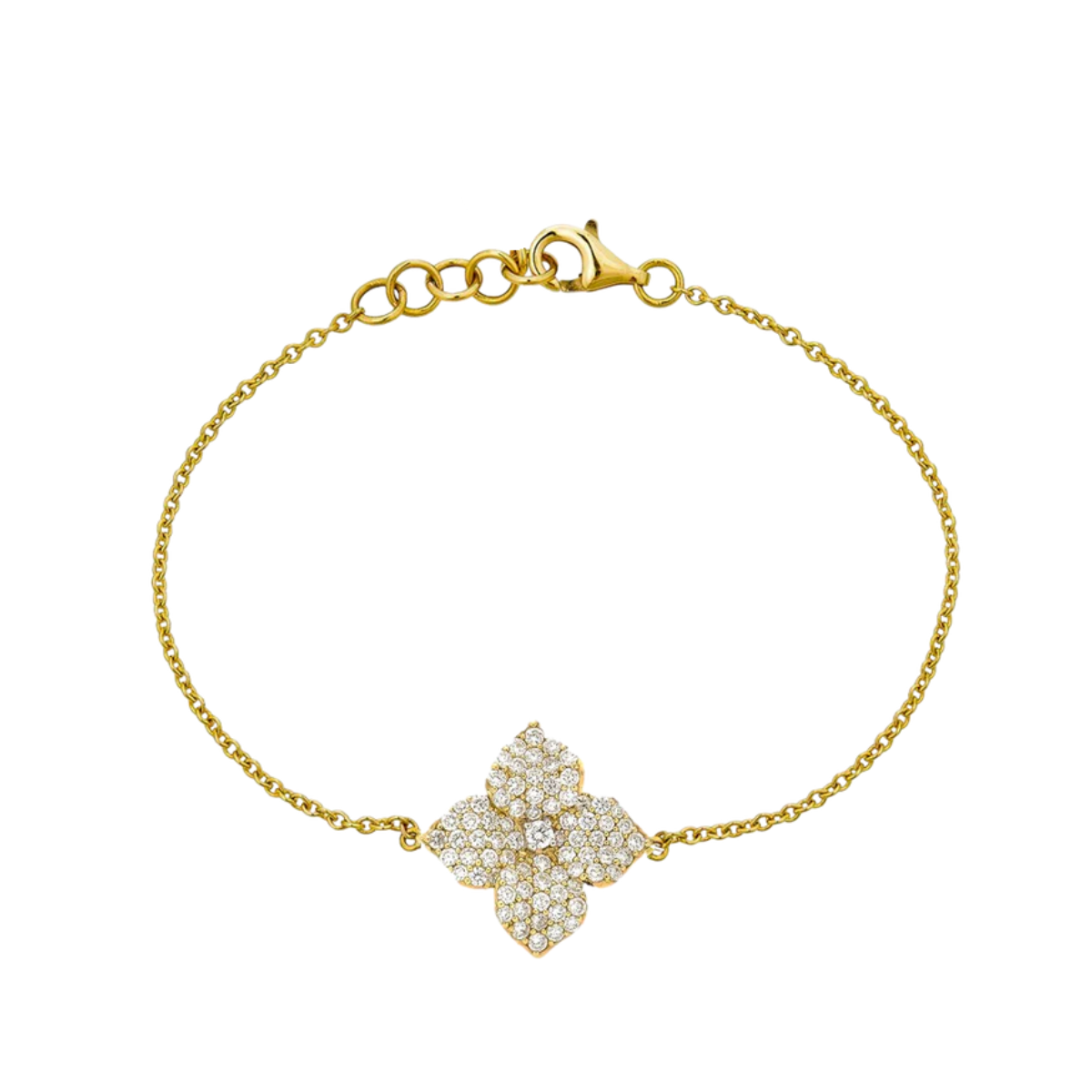 Small Diamond Fleur Bracelet