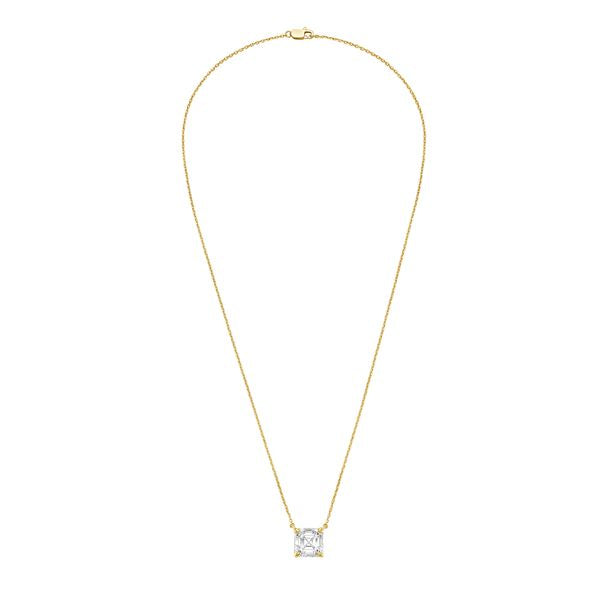 Lab Grown Diamond East West Asscher Pendant