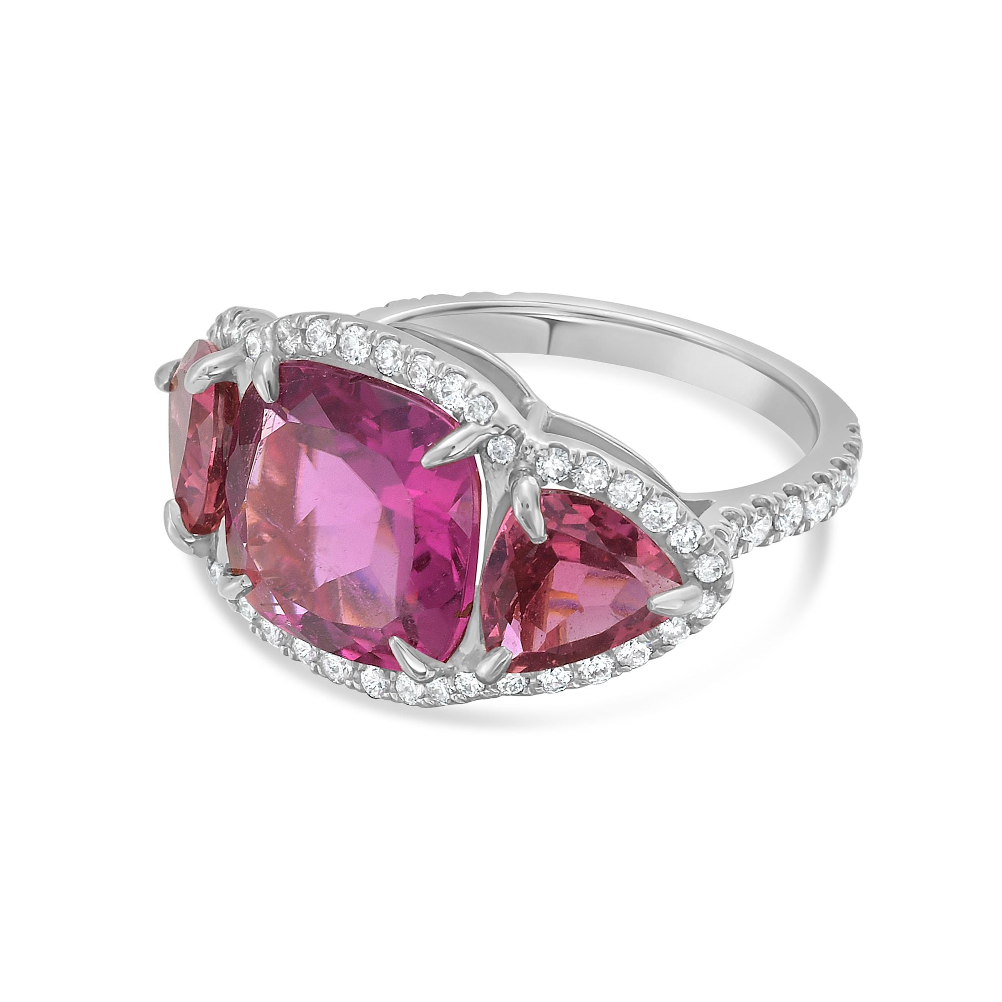 Tourmaline Three Stone Ring