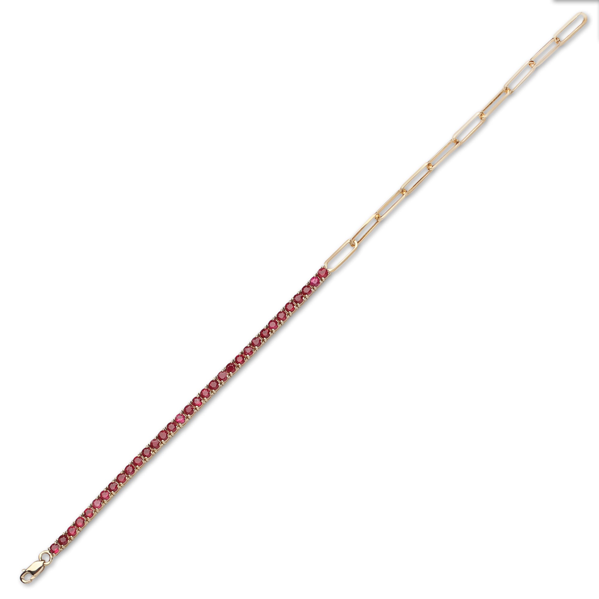 real sapphire tennis bracelet