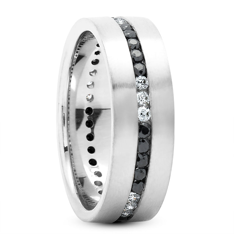 solitaire diamond wedding bands for women