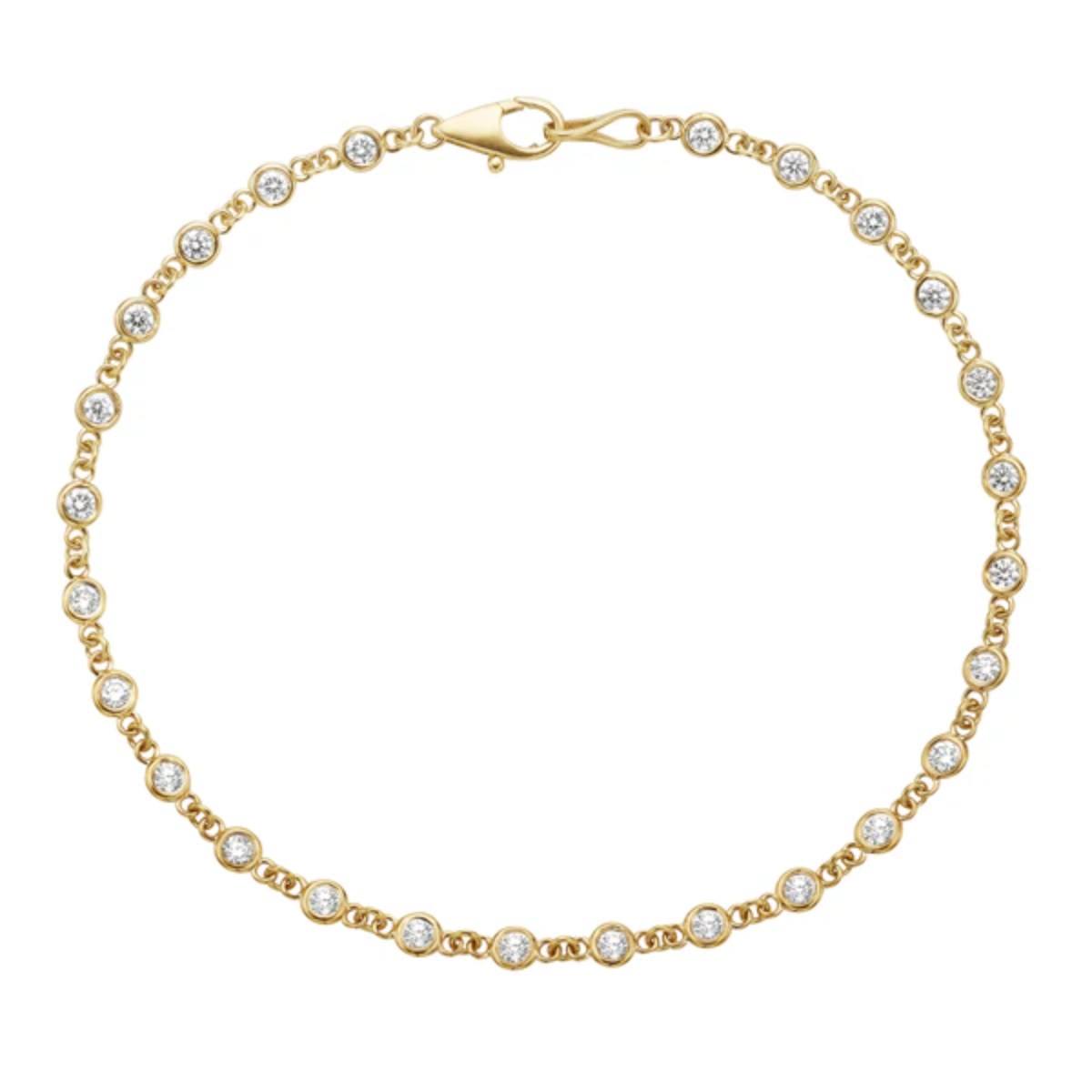 2.70cts Bezel Diamond Bracelet