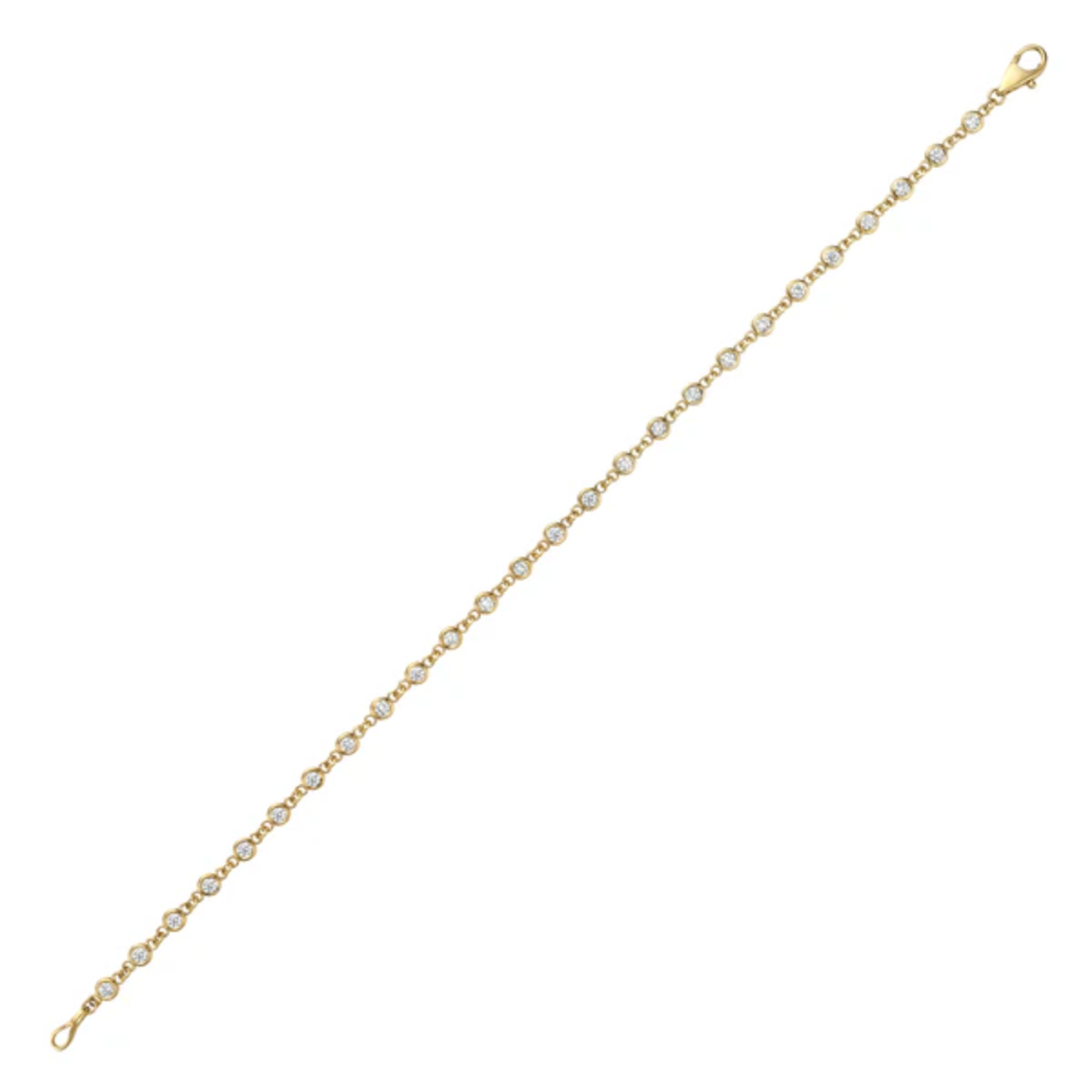 2.70cts Bezel Diamond Bracelet