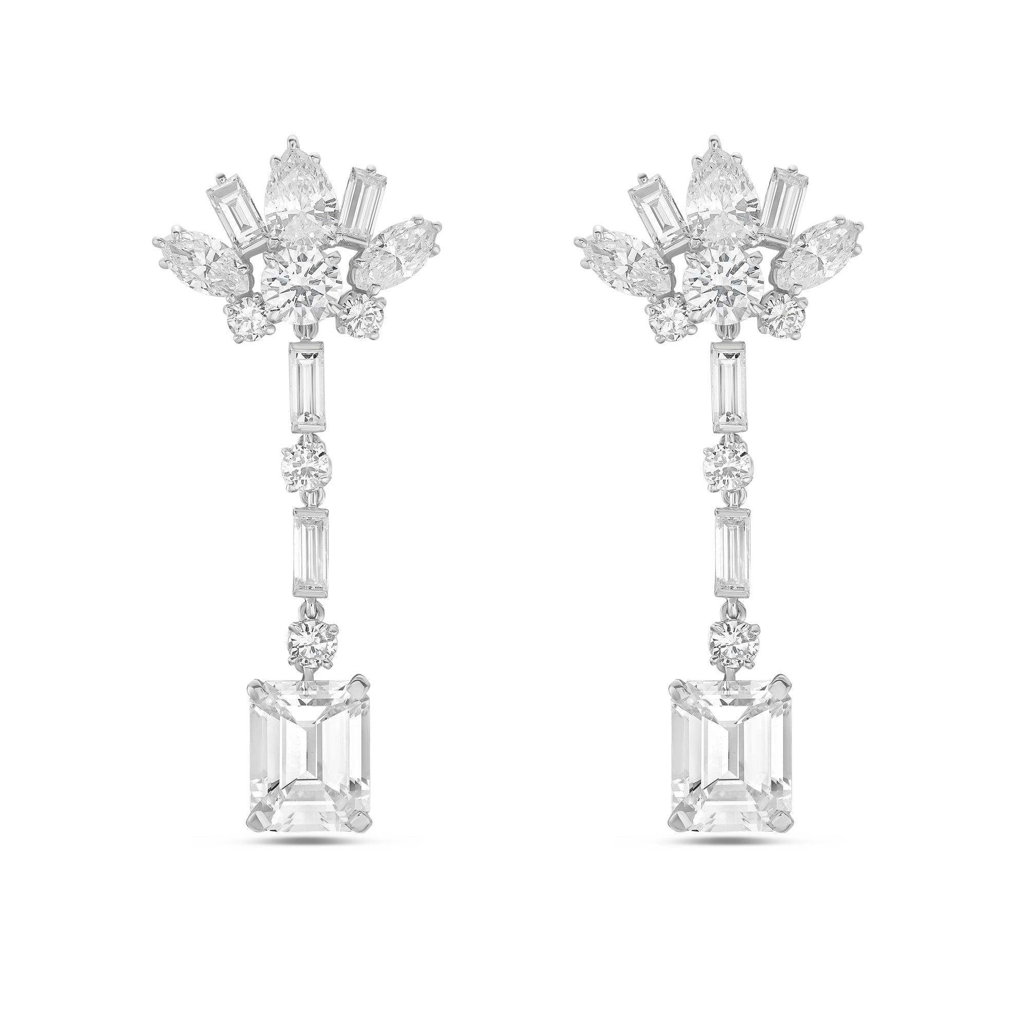 5.10ct Diamond Drop Earring