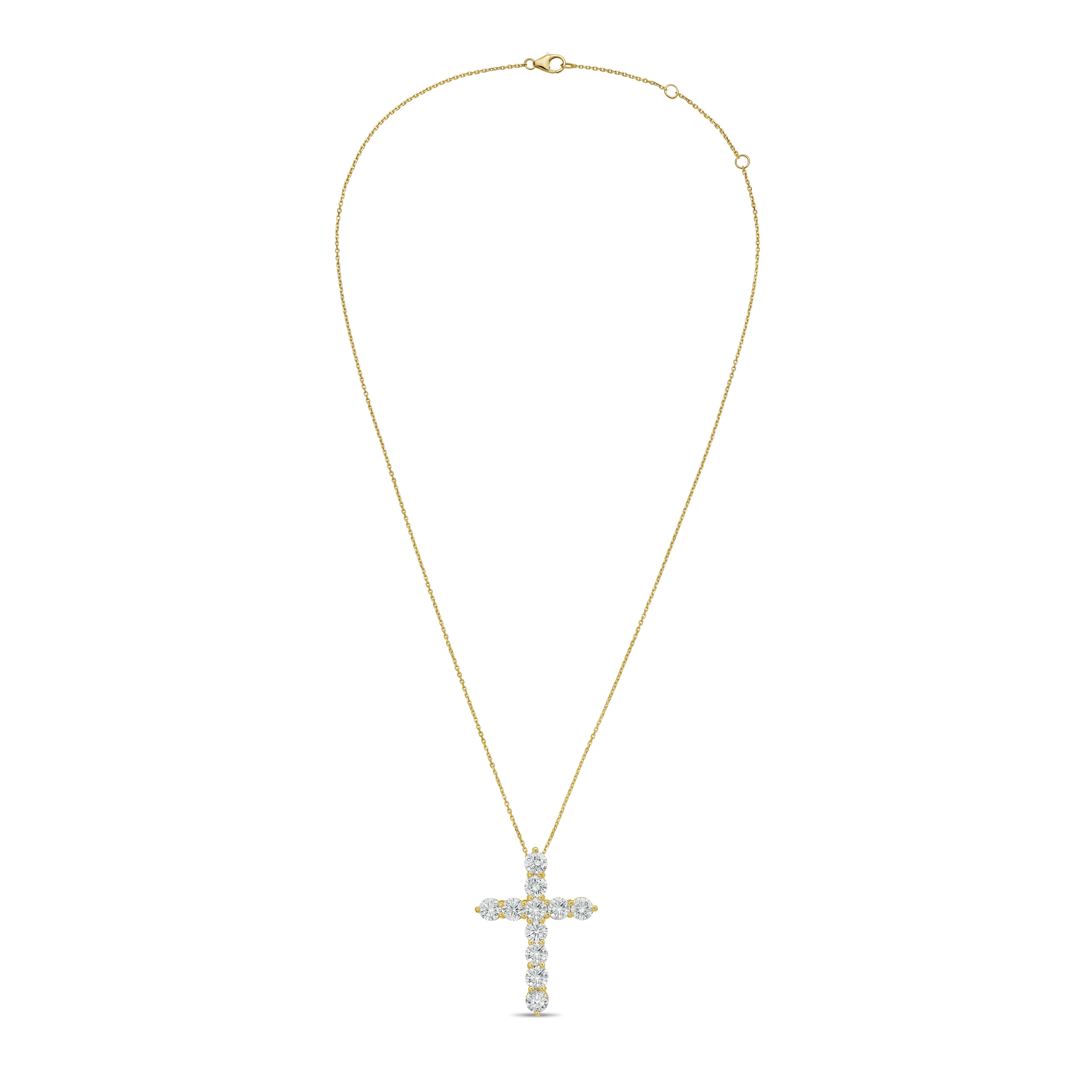 Lab Grown Diamond Cross Pendant