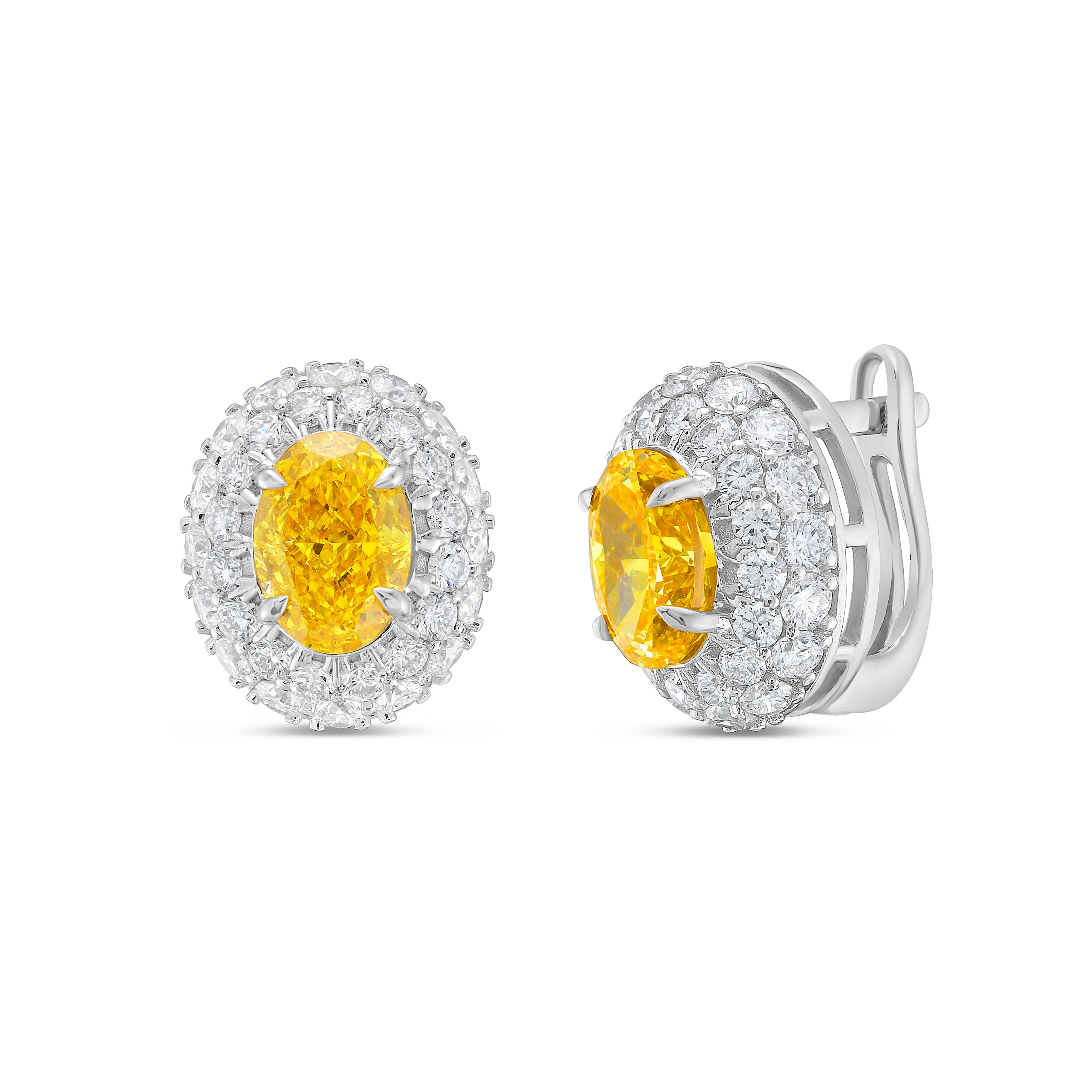 Diamond Fashion Pave Earrings