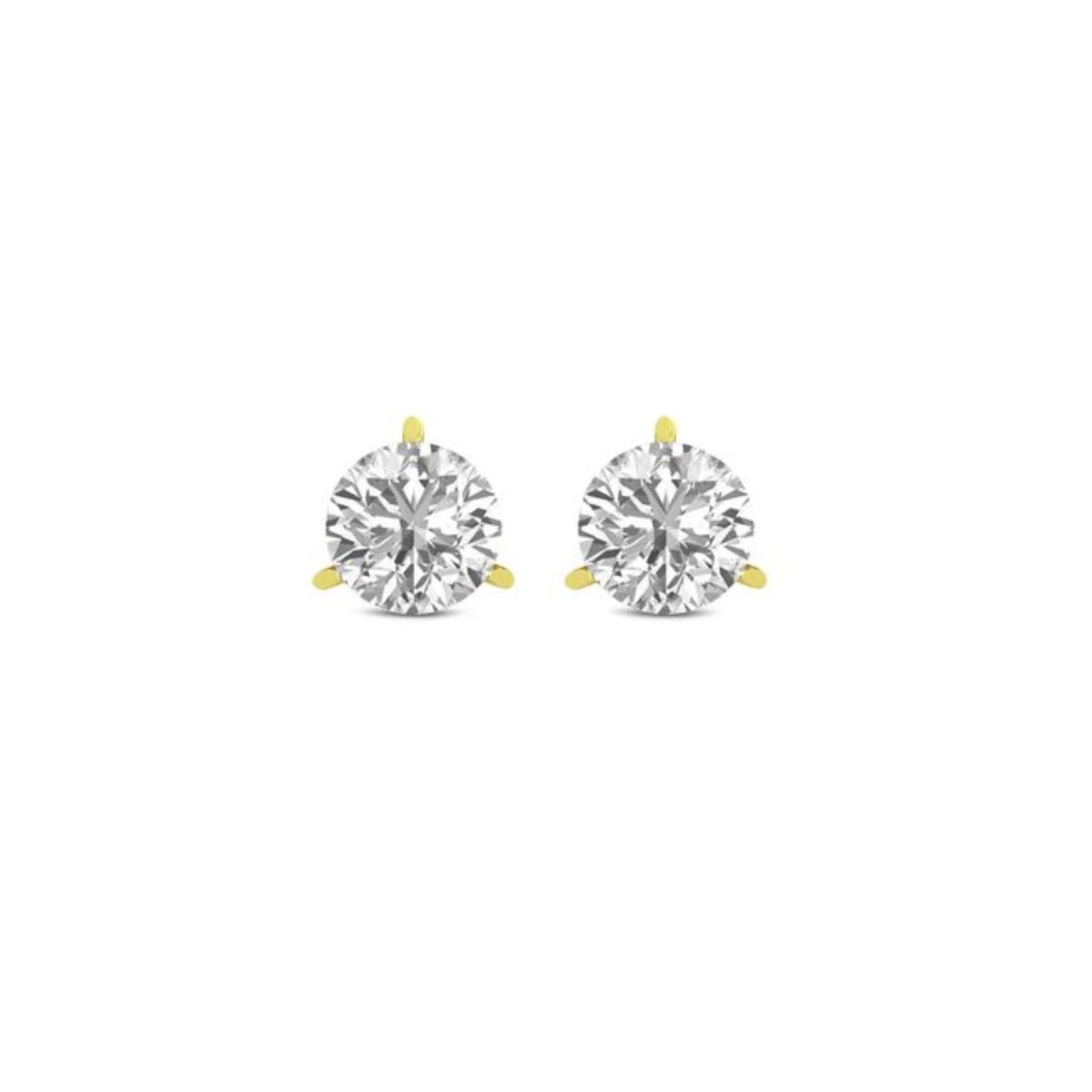 Petite Martini Diamond Stud Earring