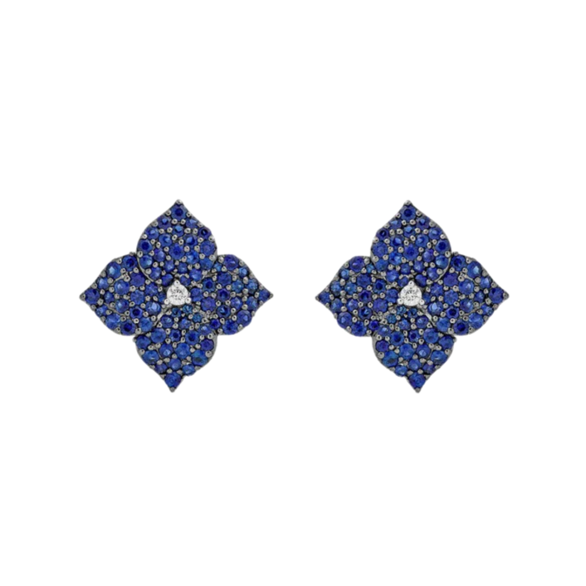 Small Sapphire Fleur Earring