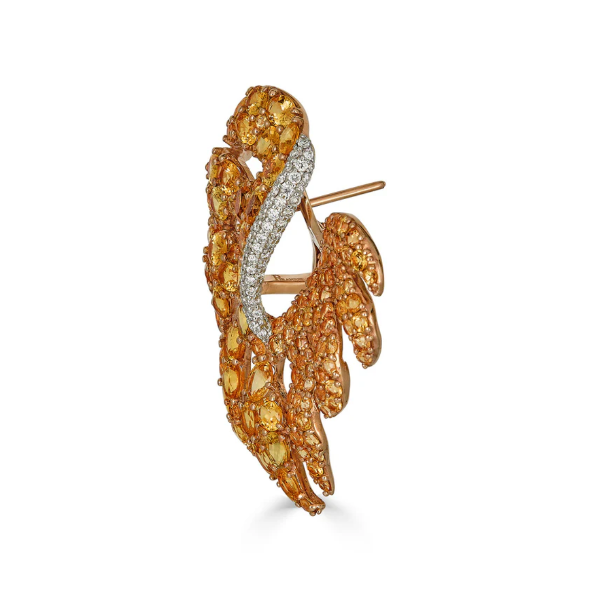 orange sapphire jewelry