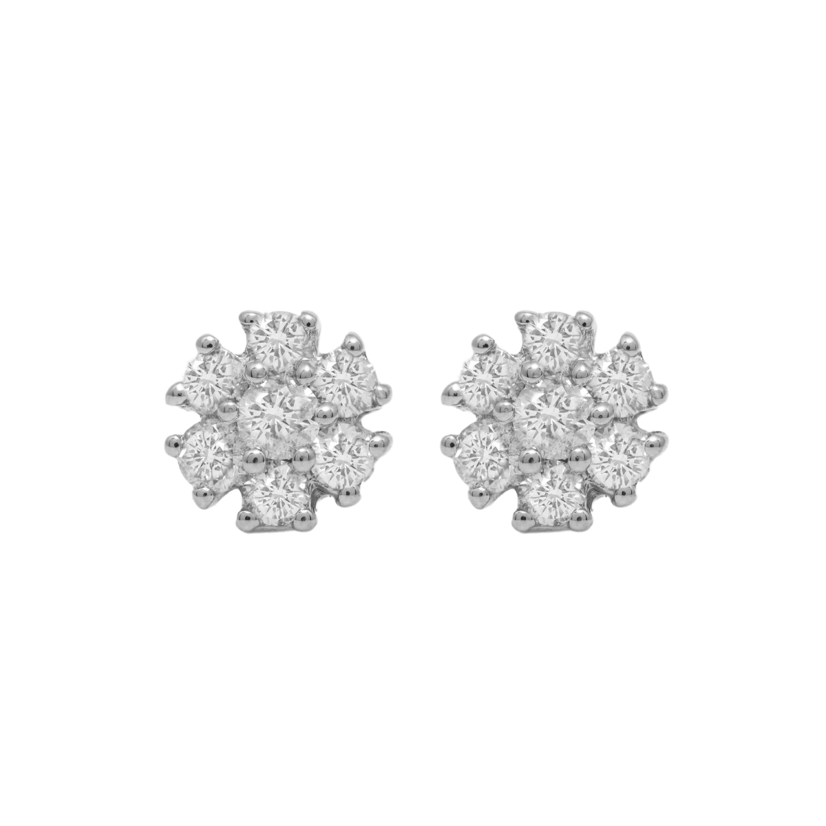 Mini Flower Diamond Stud