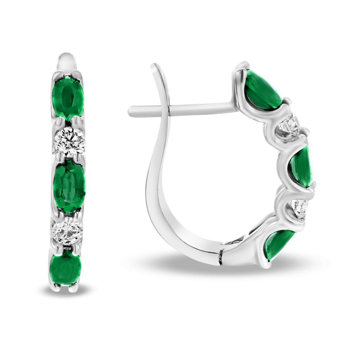 real diamond hoop earrings