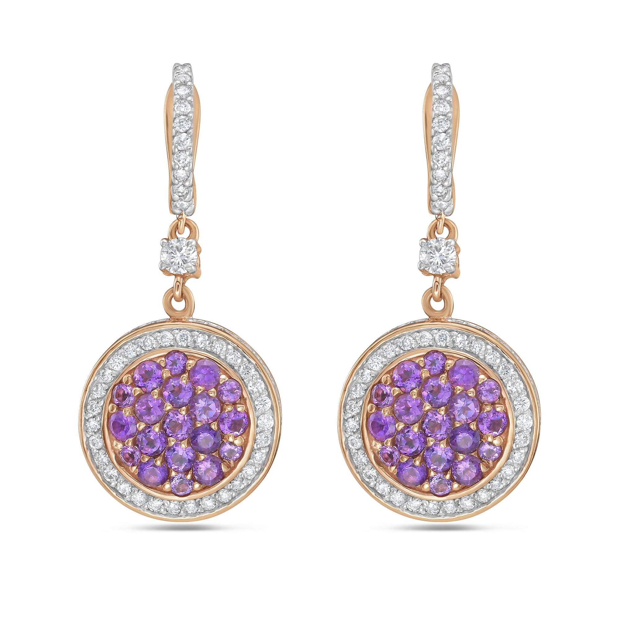 Amethyst Drop Earrings