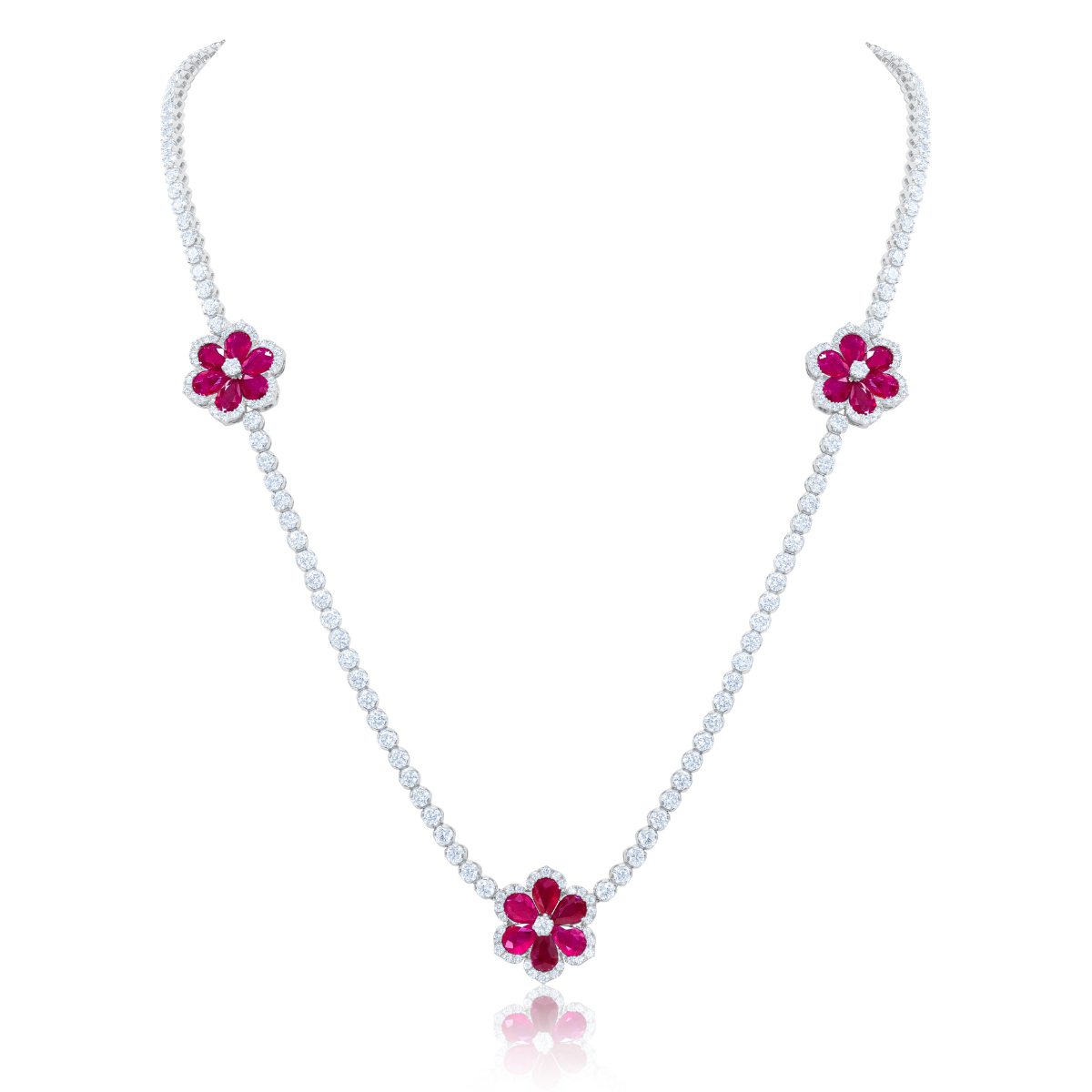diamond necklace gold