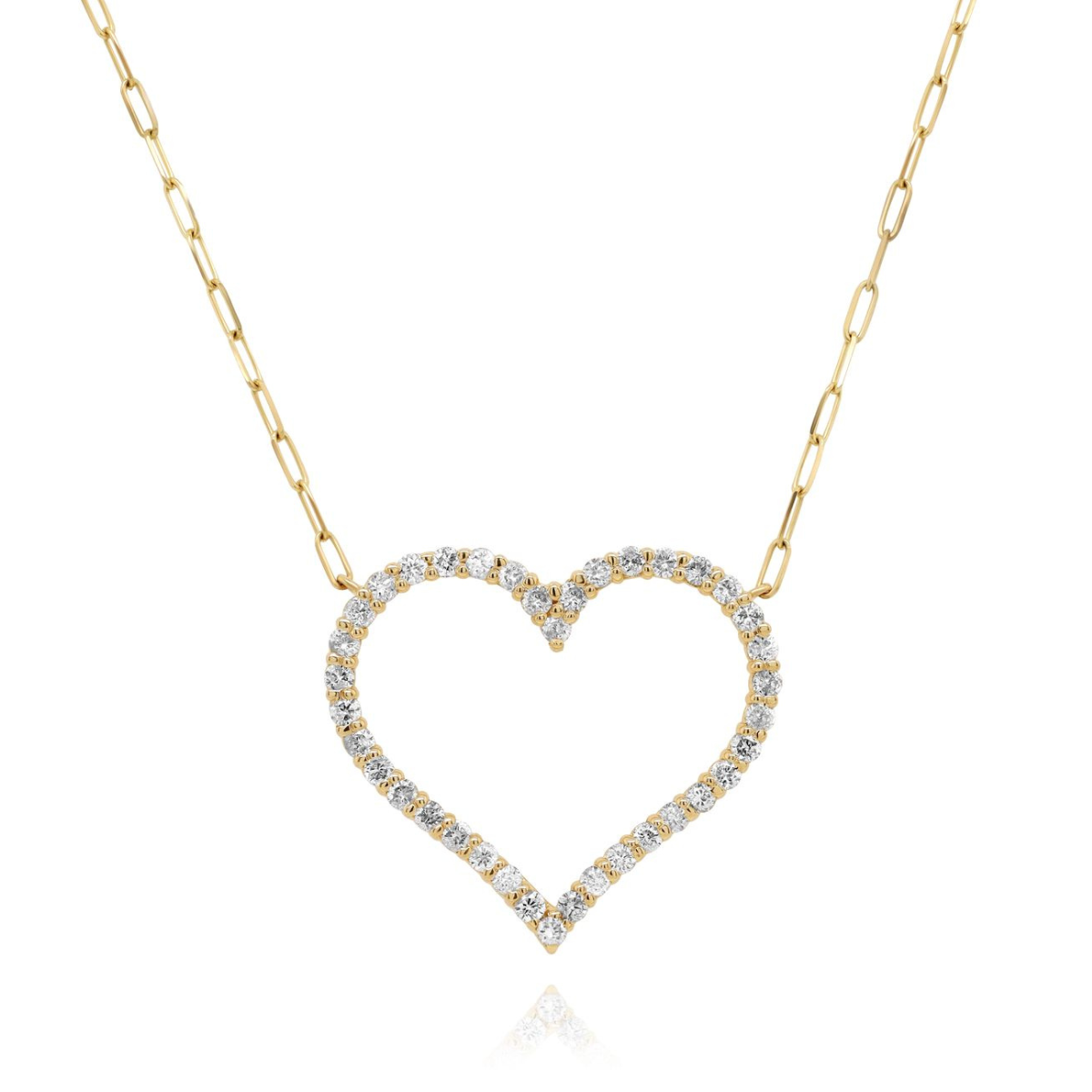 tiffany diamond heart necklace
