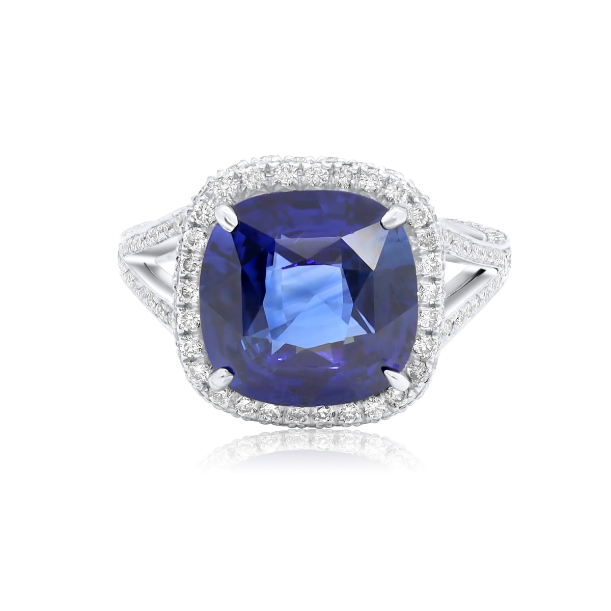 hidden halo diamond ring