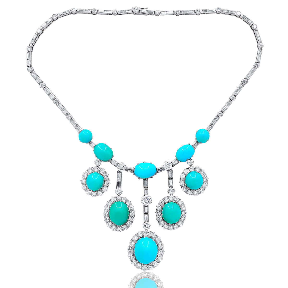 Turquiose Diamond Necklace