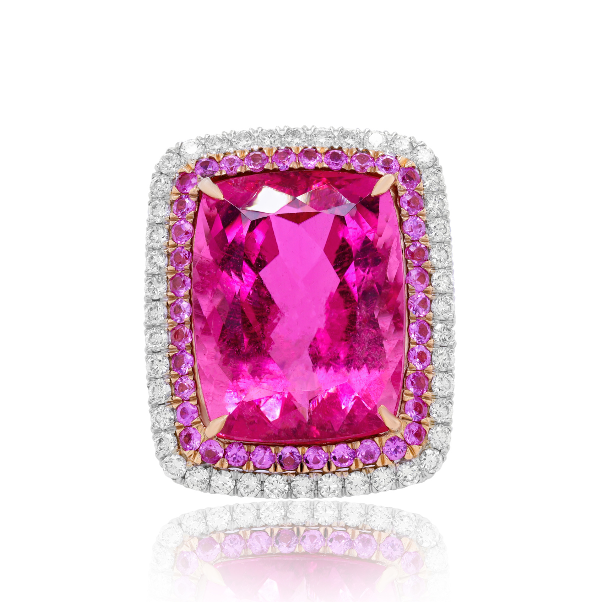 Tourmaline Diamond Ring
