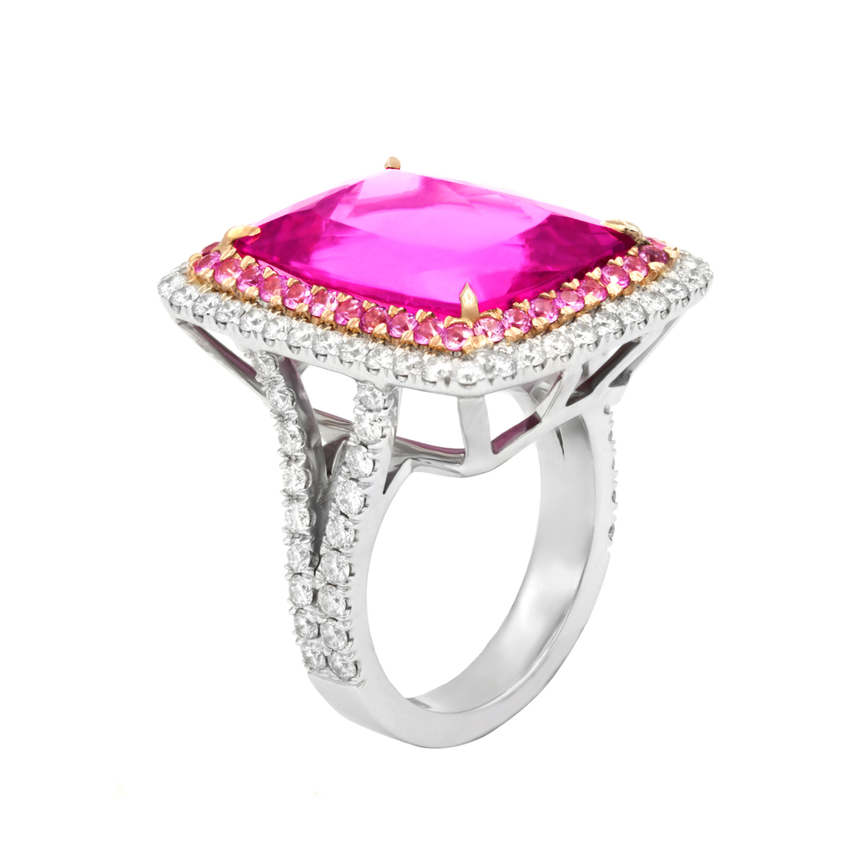 Tourmaline Diamond Ring