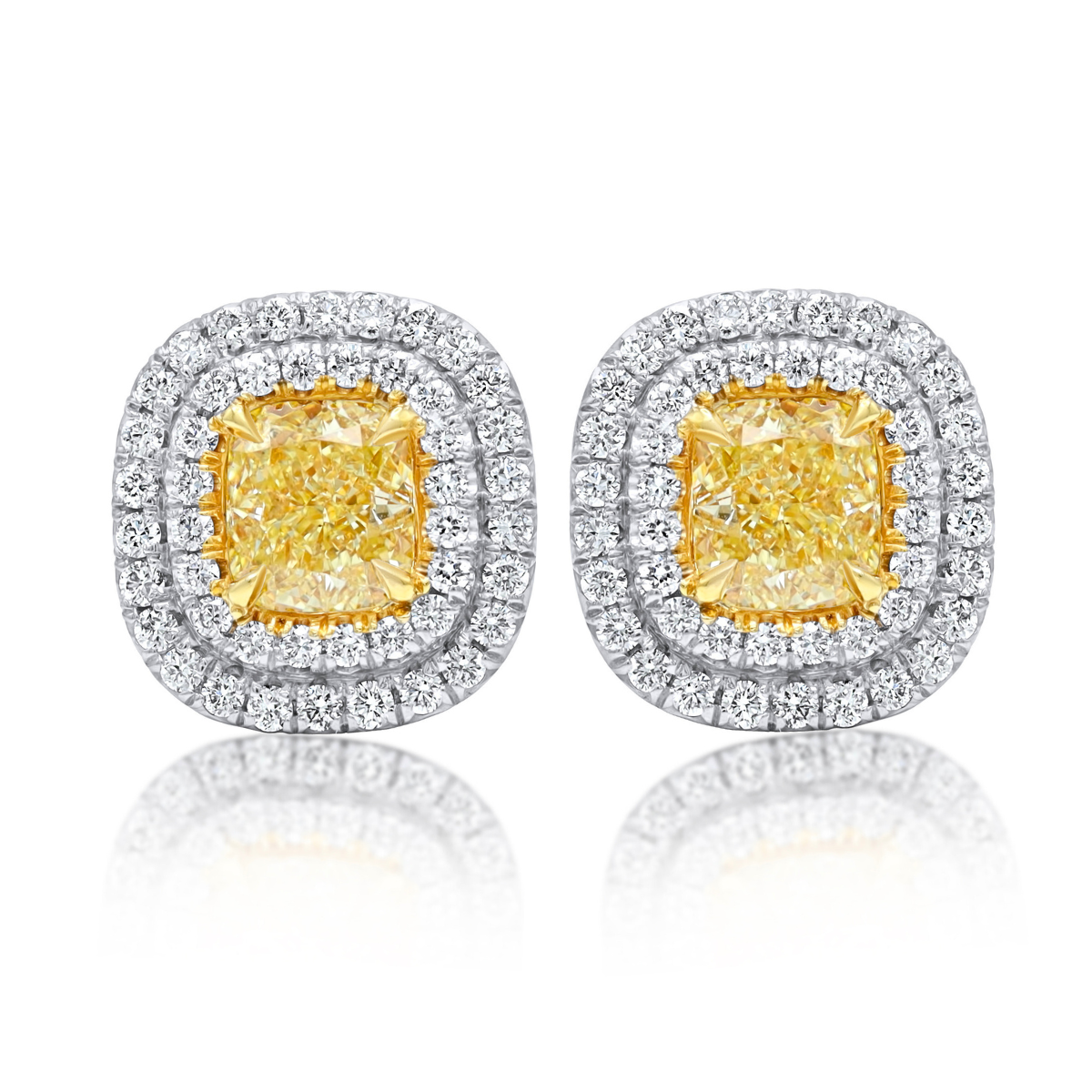 simple diamond drop earrings