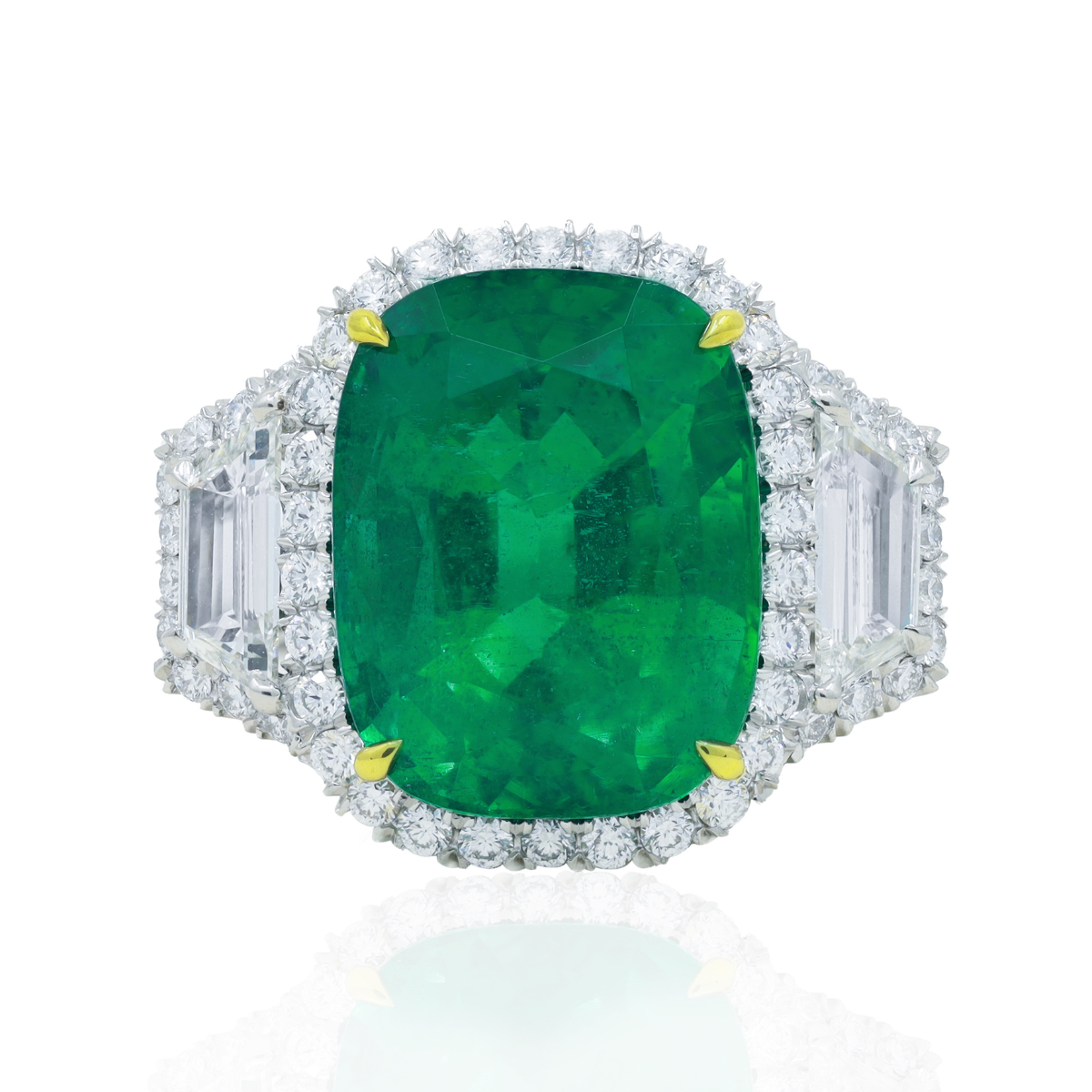 hidden halo diamond ring