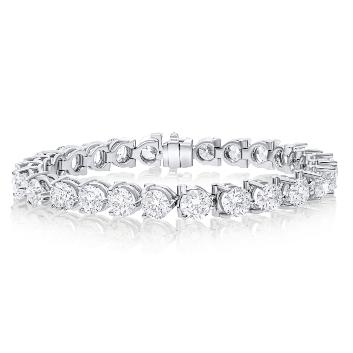 tennis bracelet on wrist