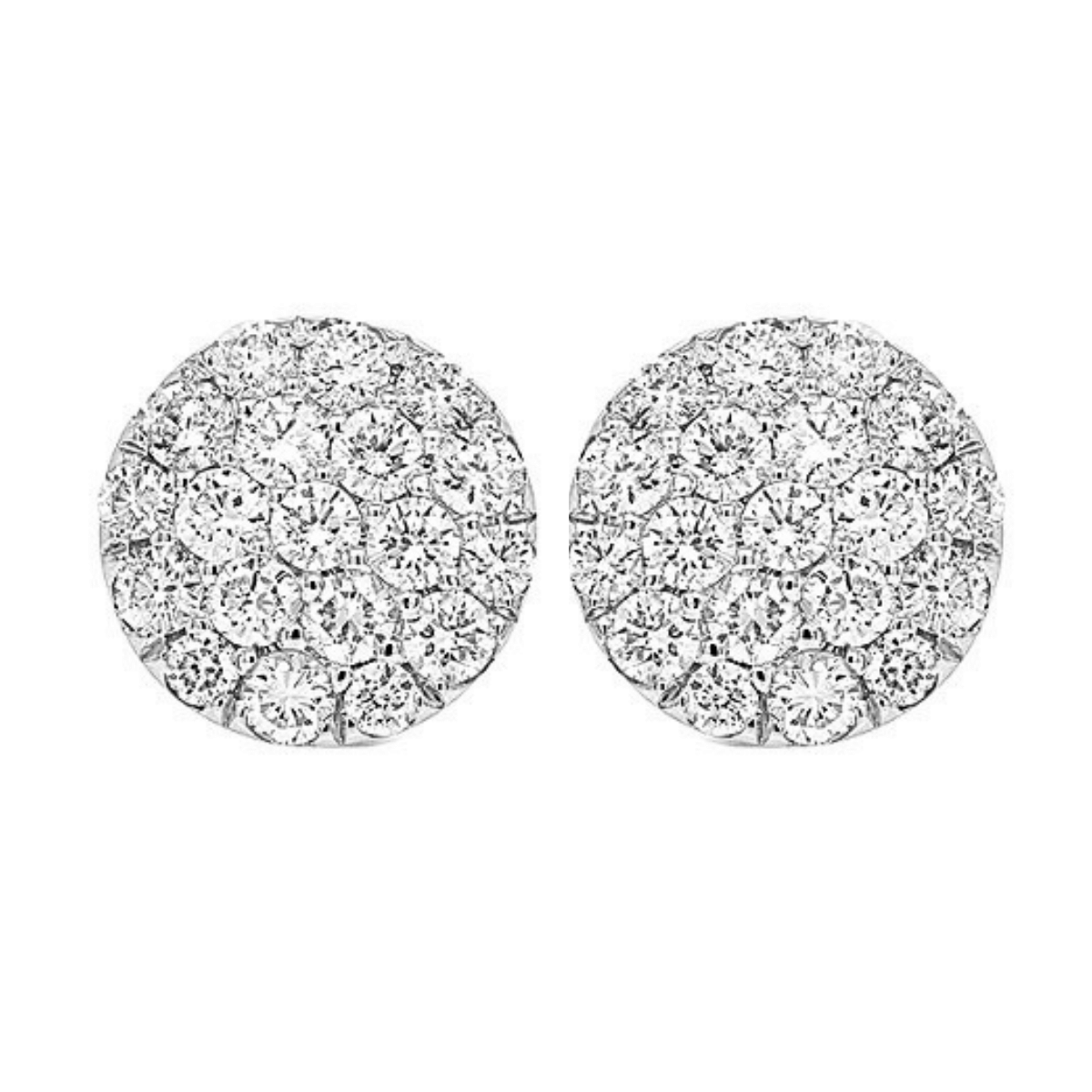 diamond stud earrings gold